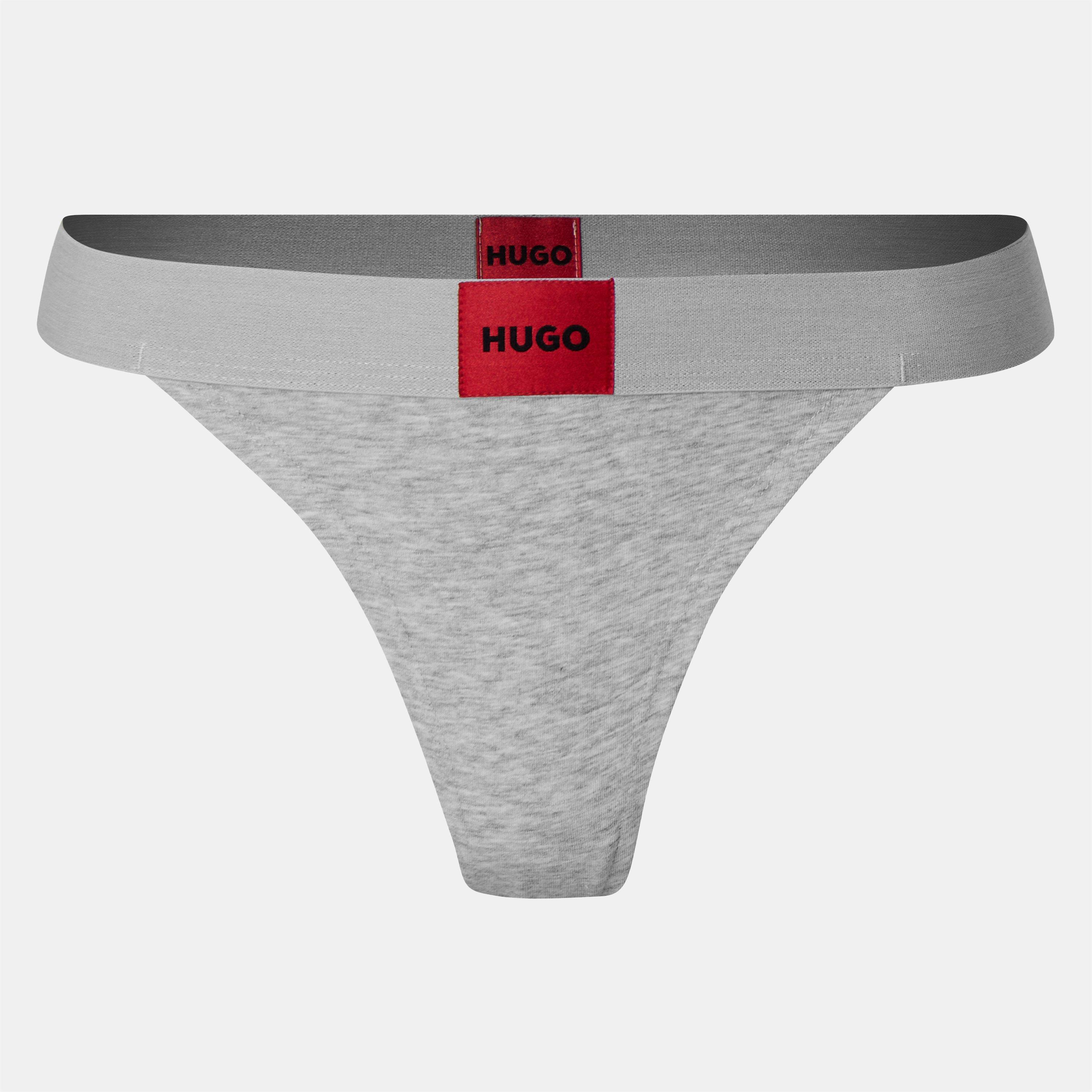 Hugo Women's Red Label String Thong - Med Grey 033 - 12 (L)
