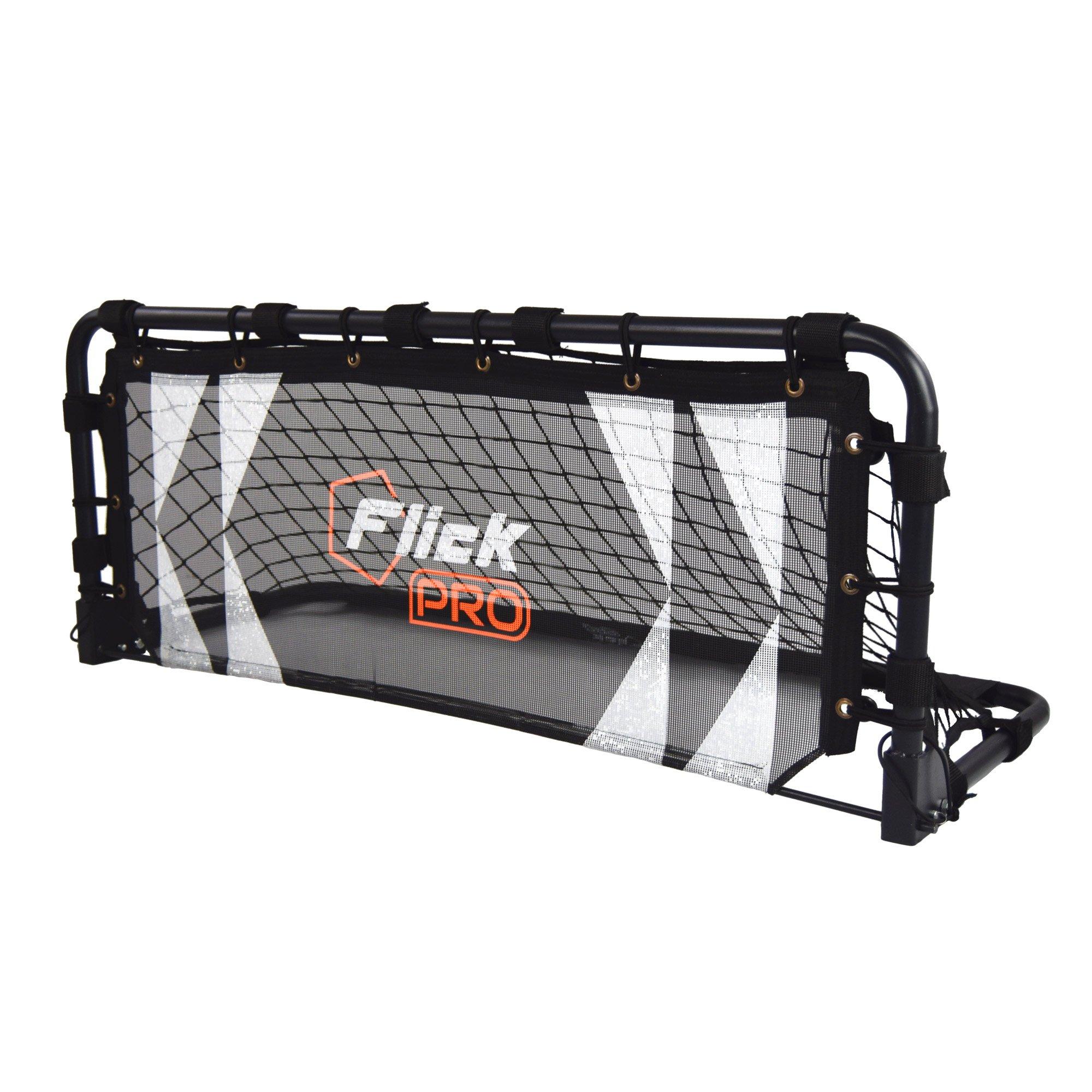 Football Flick  Pro Felxfold Rebounder - Black & Orange - Medium