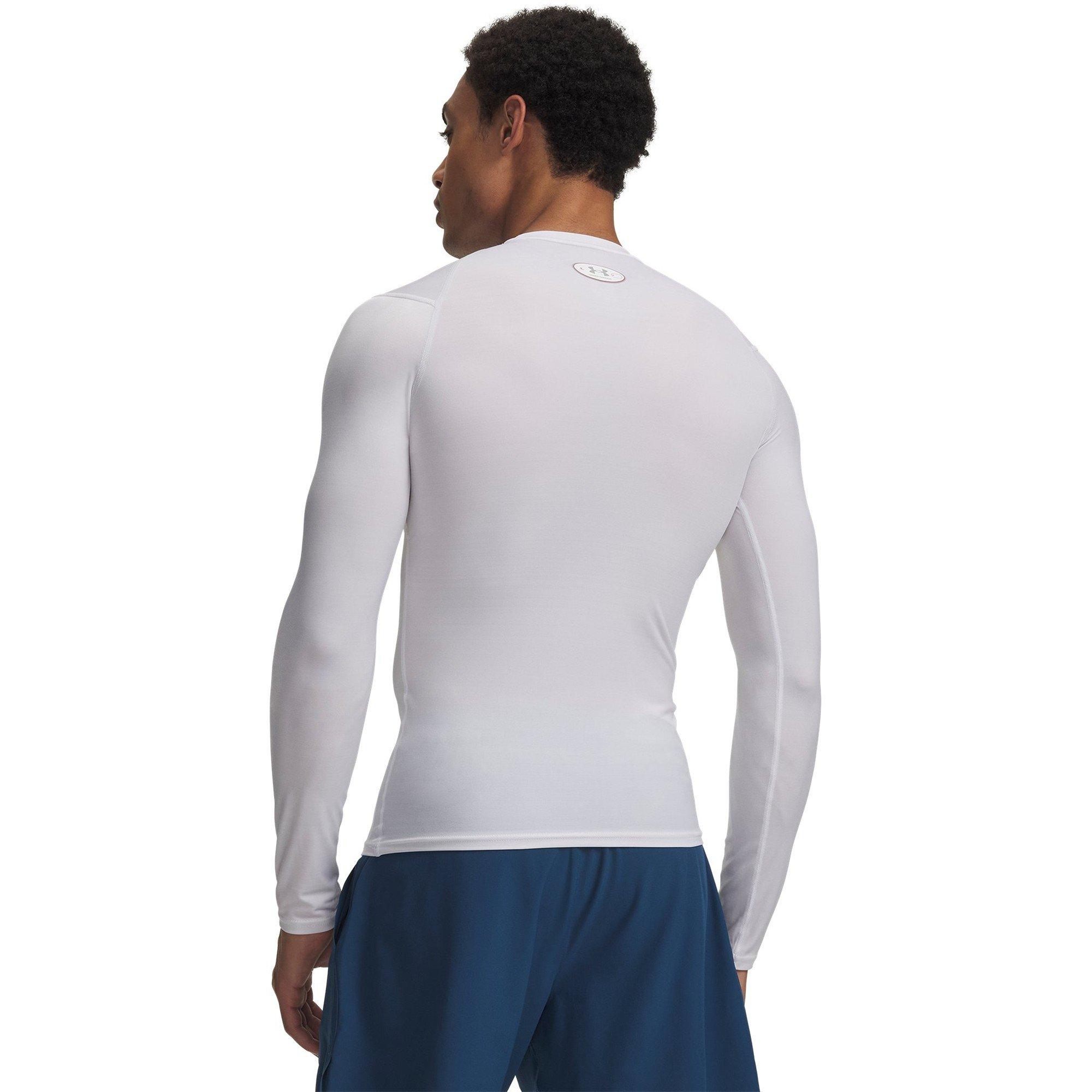 White - Under Armour - Men's Baselayer Top - 2