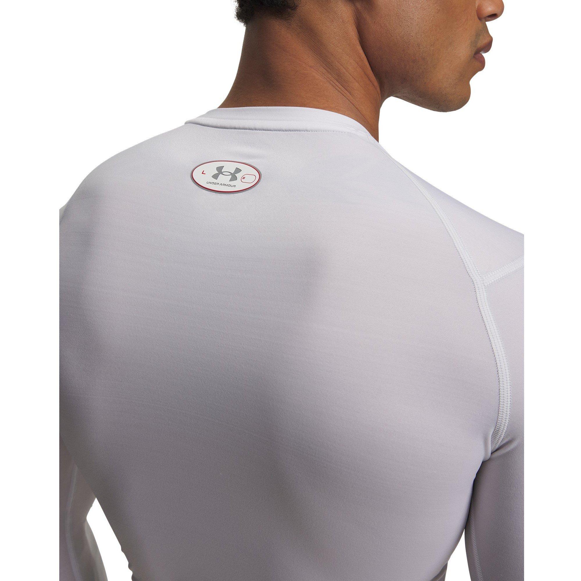 White - Under Armour - Men's Baselayer Top - 3