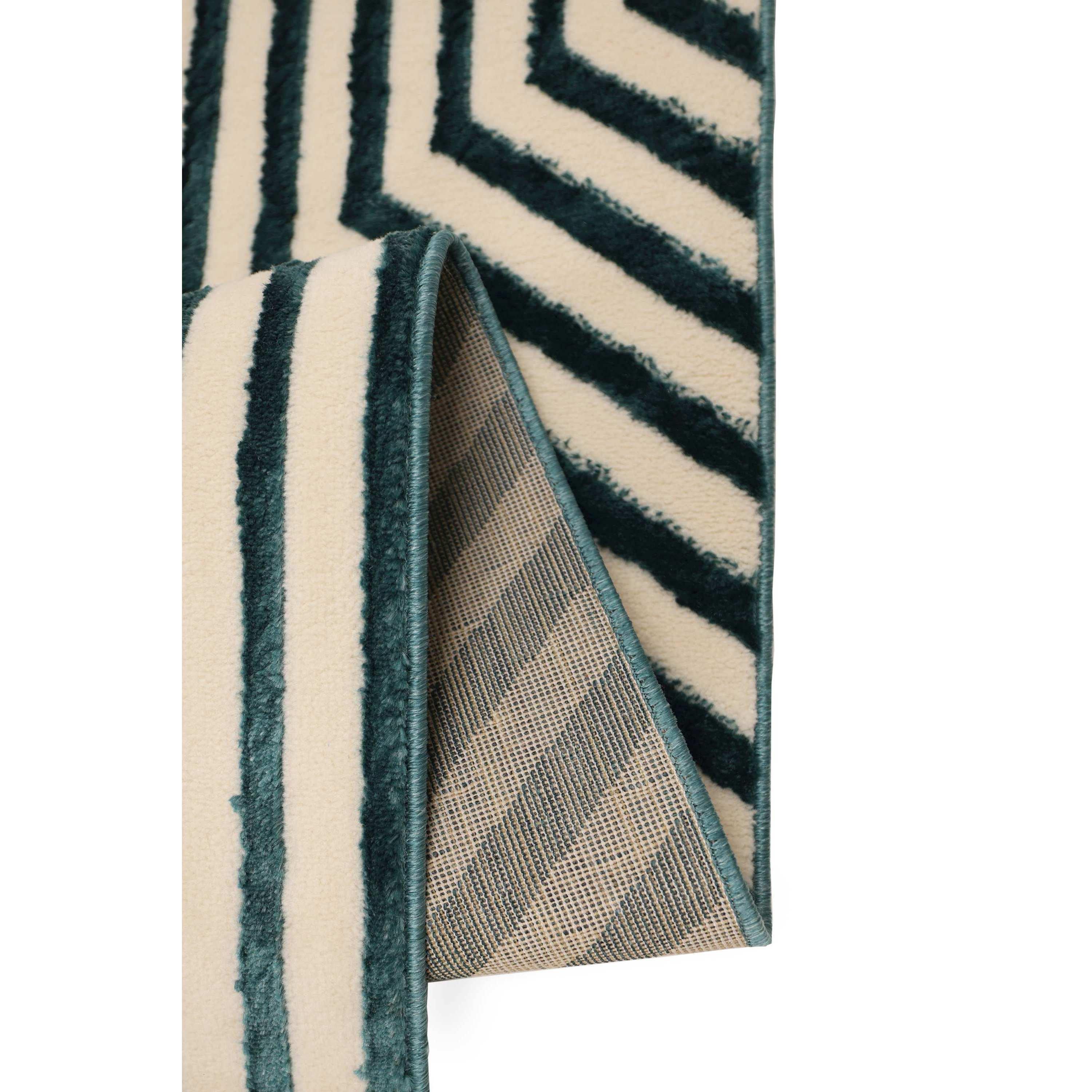 Blue - Homemaker - Zoe Illusion Rug Blue - 4