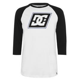 DC DC Slant Logo Raglan T Shirt