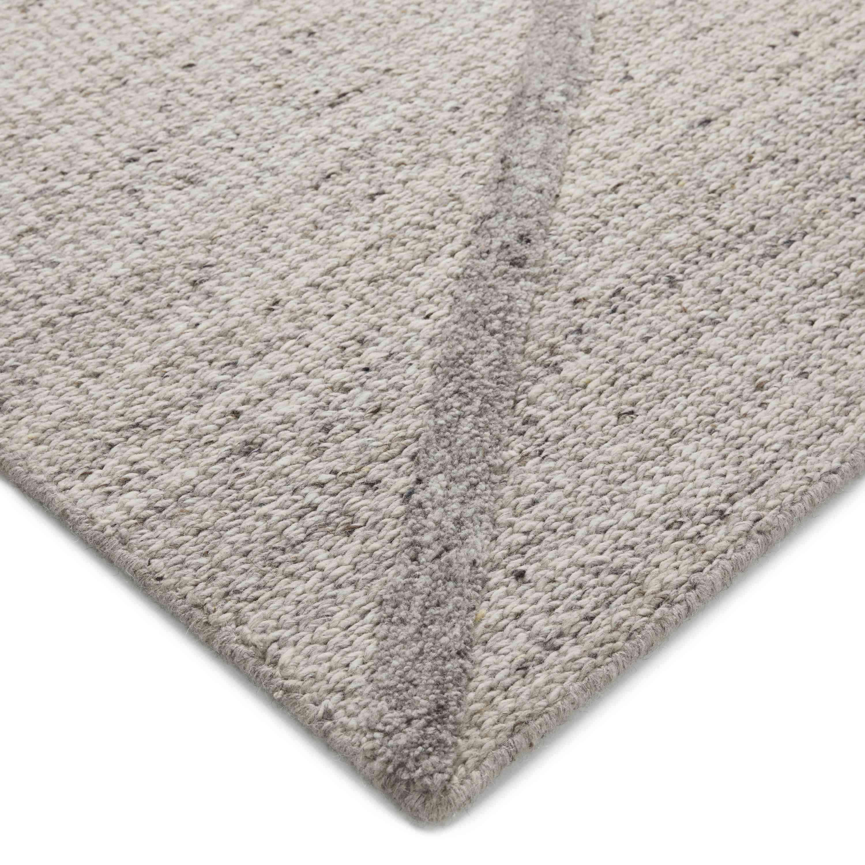 Grey - Homemaker - Estelle Checker Rug Grey - 3
