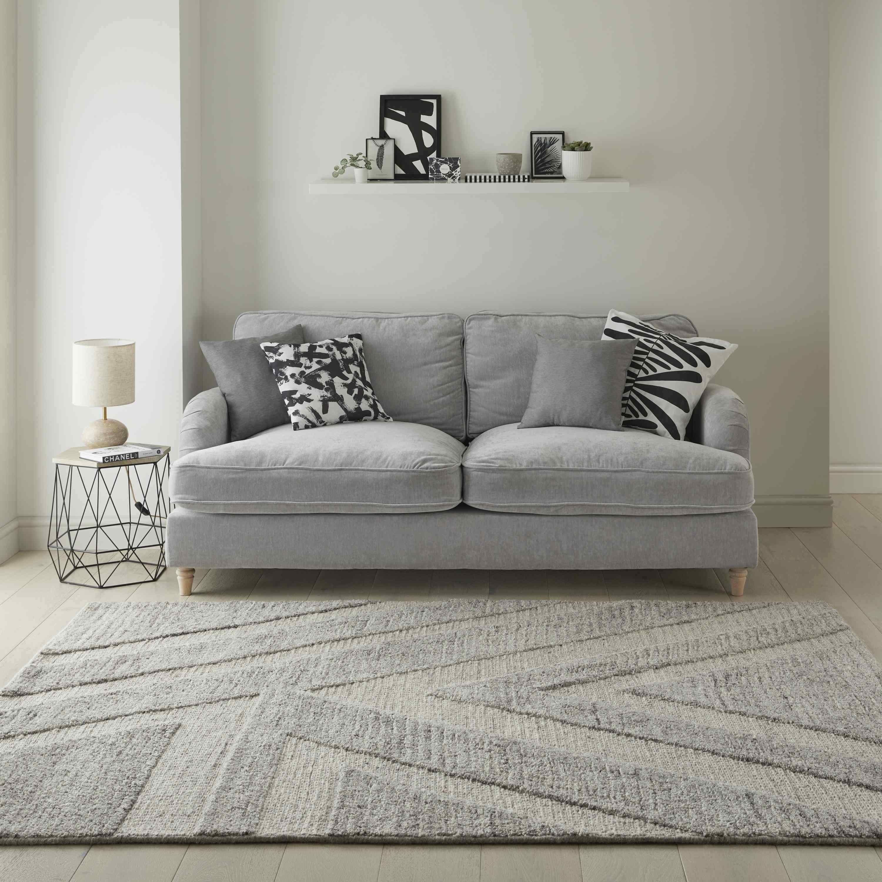 Grey - Homemaker - Estelle Arrow Rug Grey - 1