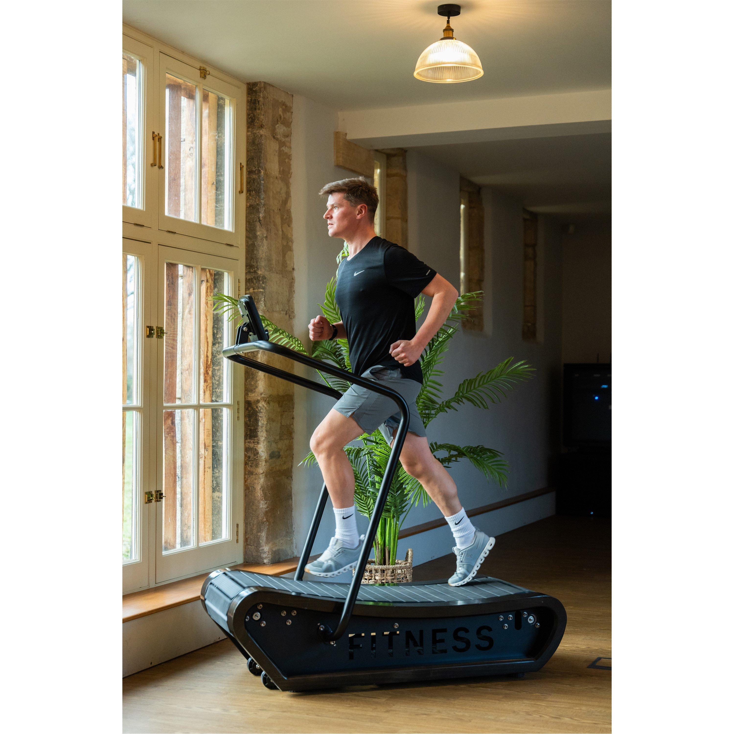Black - Unbranded - CURV Treadmill - 2