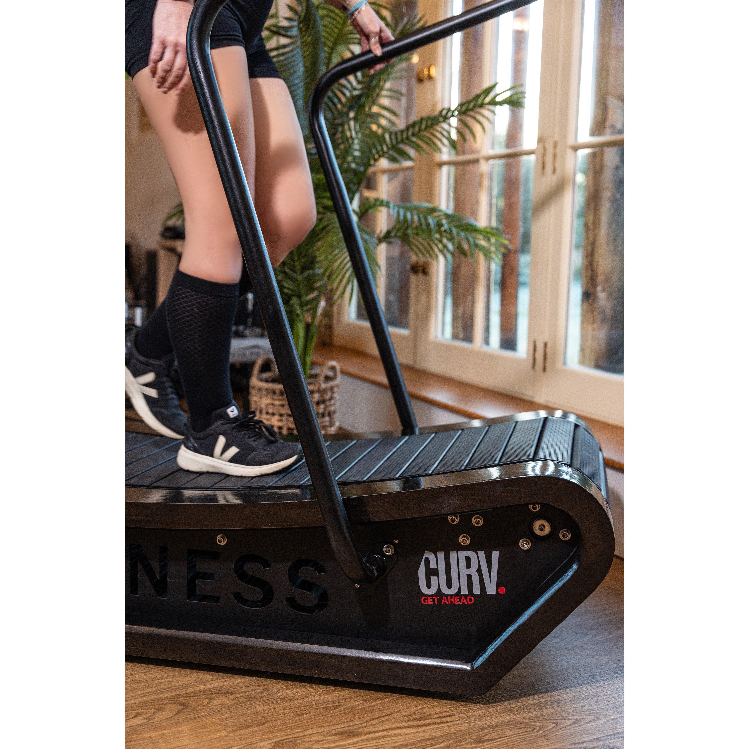 Black - Unbranded - CURV Treadmill - 3