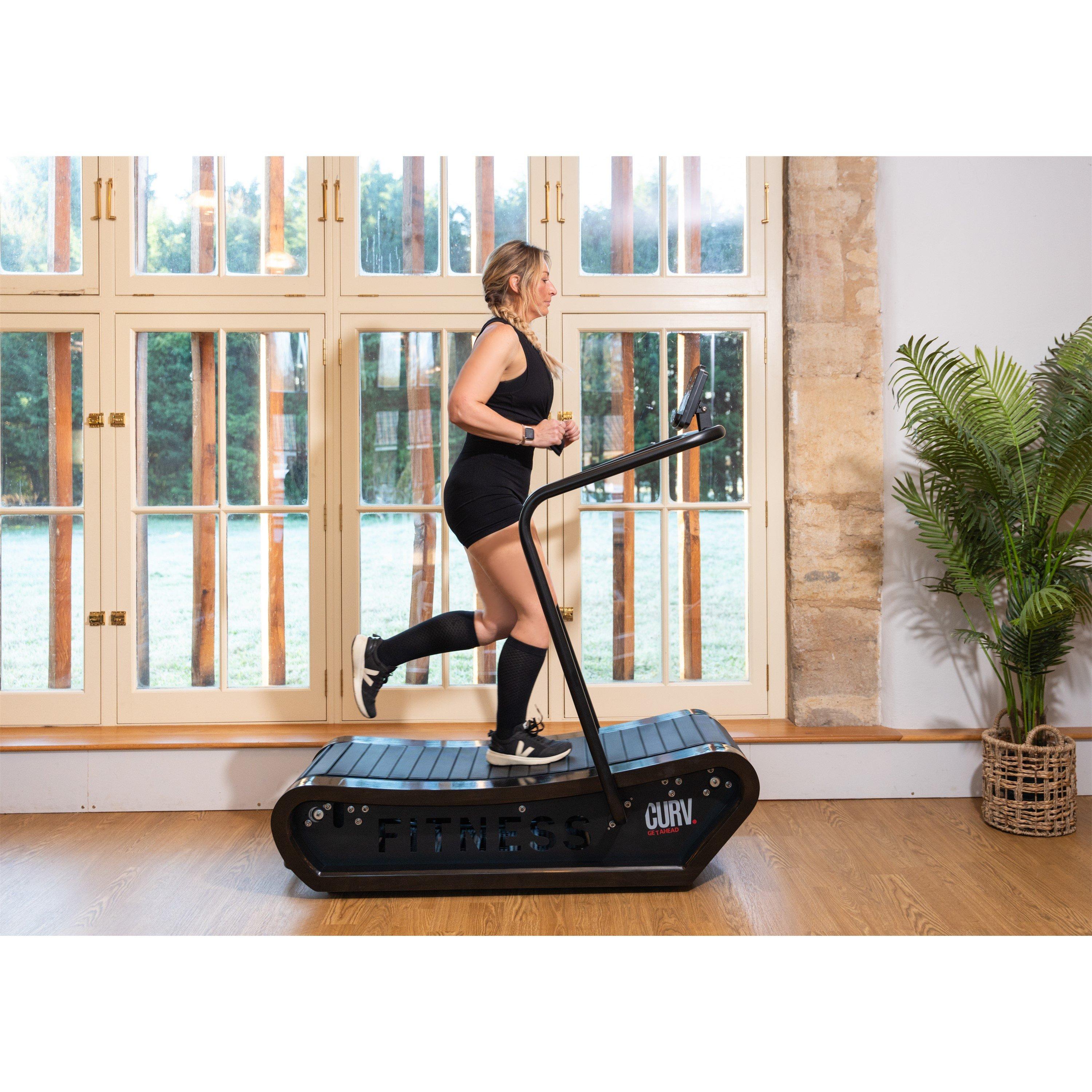 Black - Unbranded - CURV Treadmill - 4