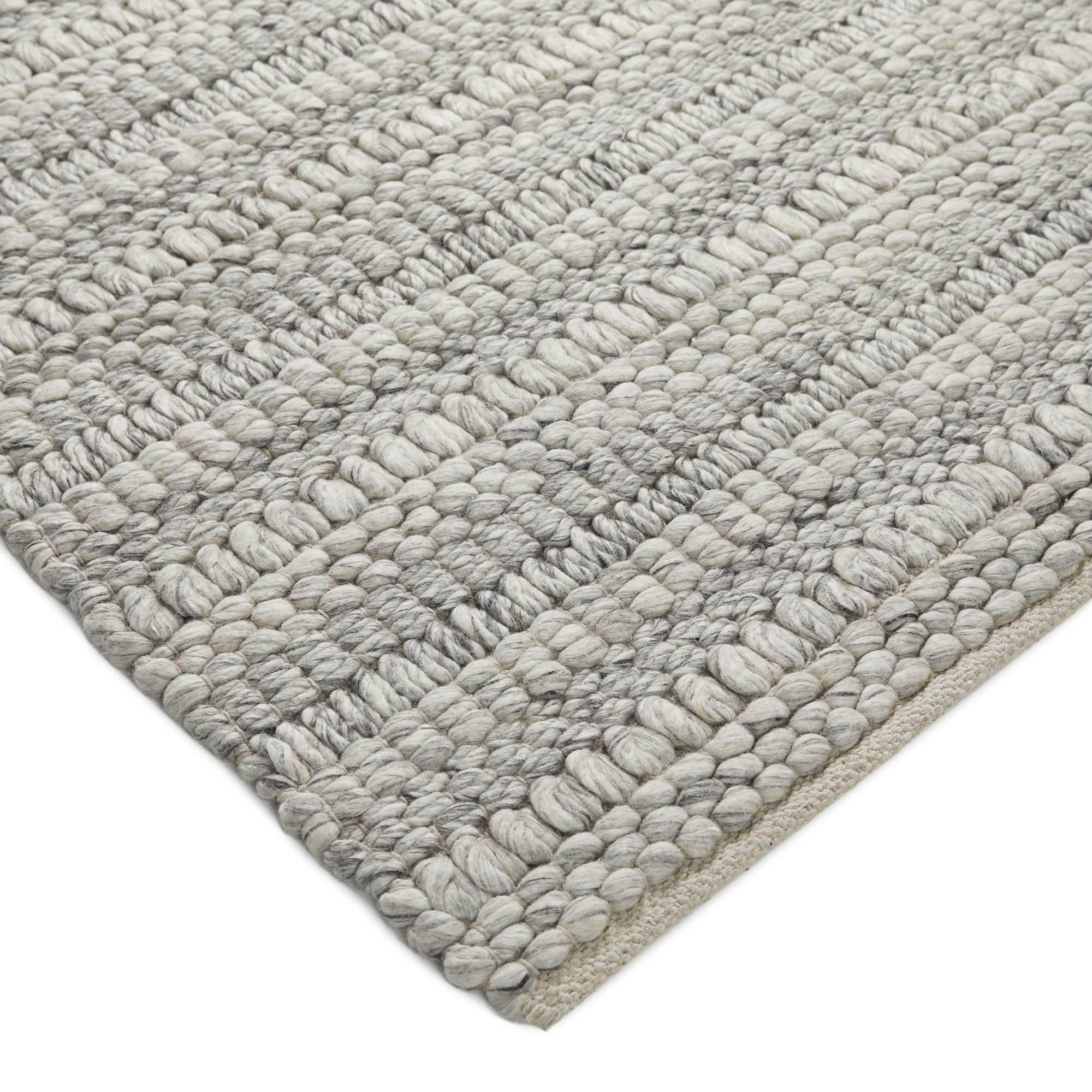 Grey - Homemaker - Sahara Text Rug Grey - 3