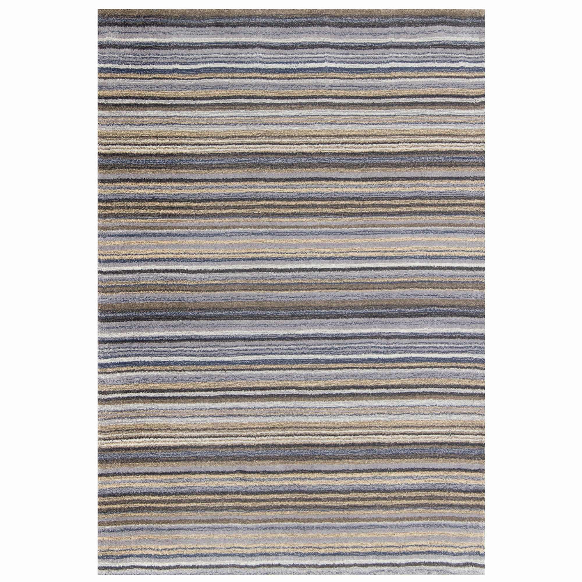 Grey - Homemaker - Mumbai Stripe Rug Grey - 2