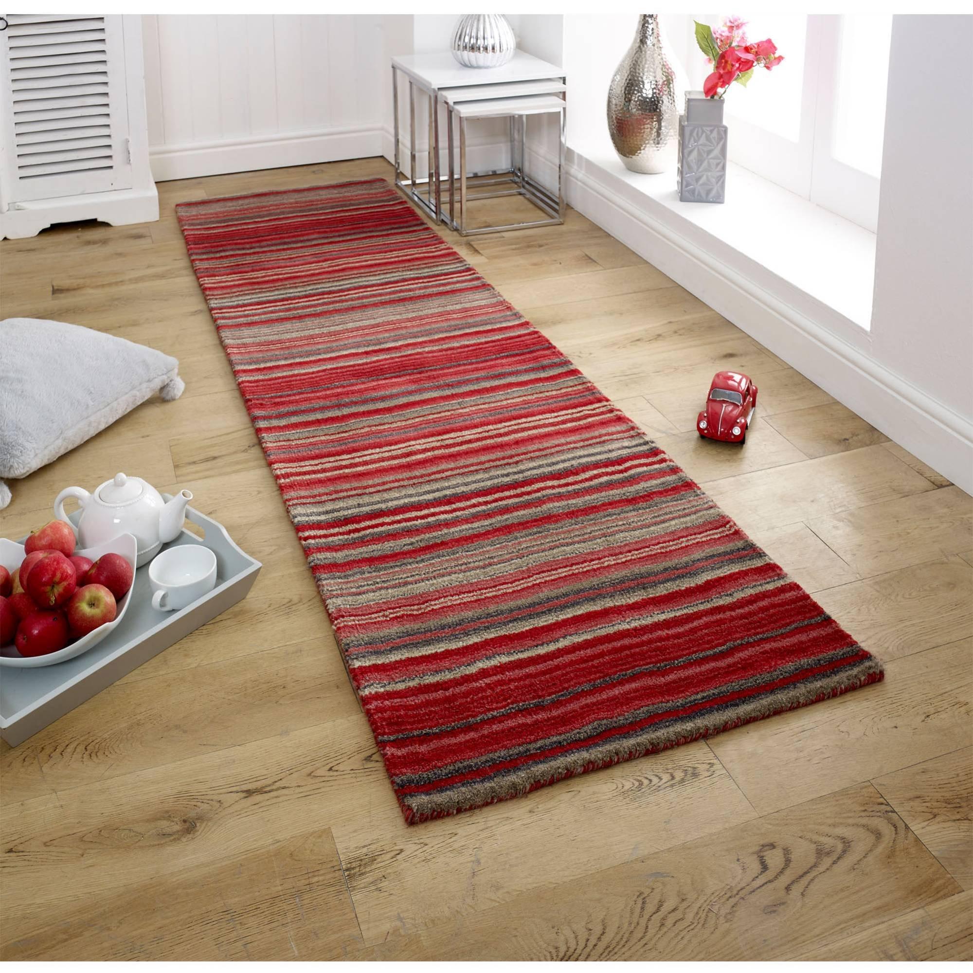 Homemaker  Mumbai Stripe Rug Red - 160x230cm