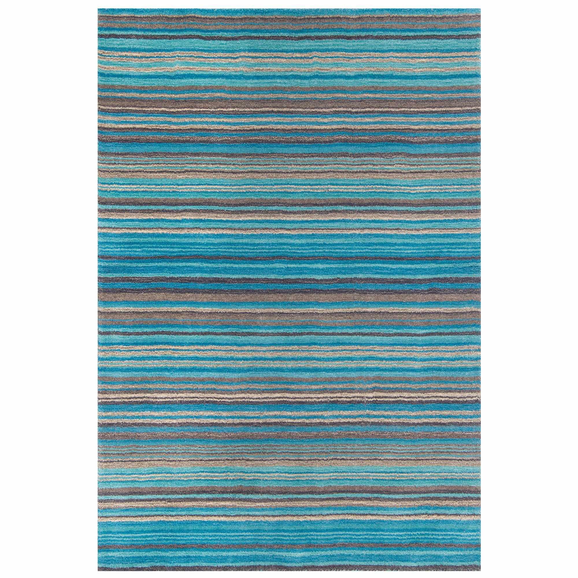 Teal - Homemaker - Mumbai Stripe Rug Teal - 2