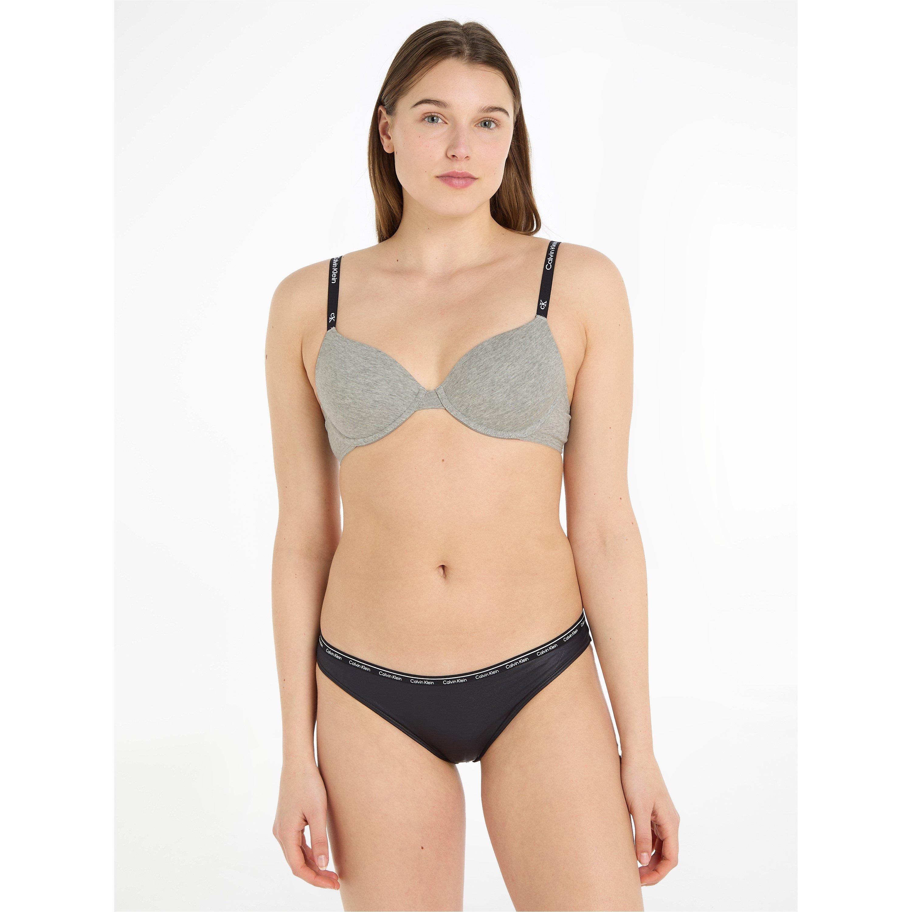 Cinzento Heather - Calvin Klein - Calvin Klein Demi Bra - 3
