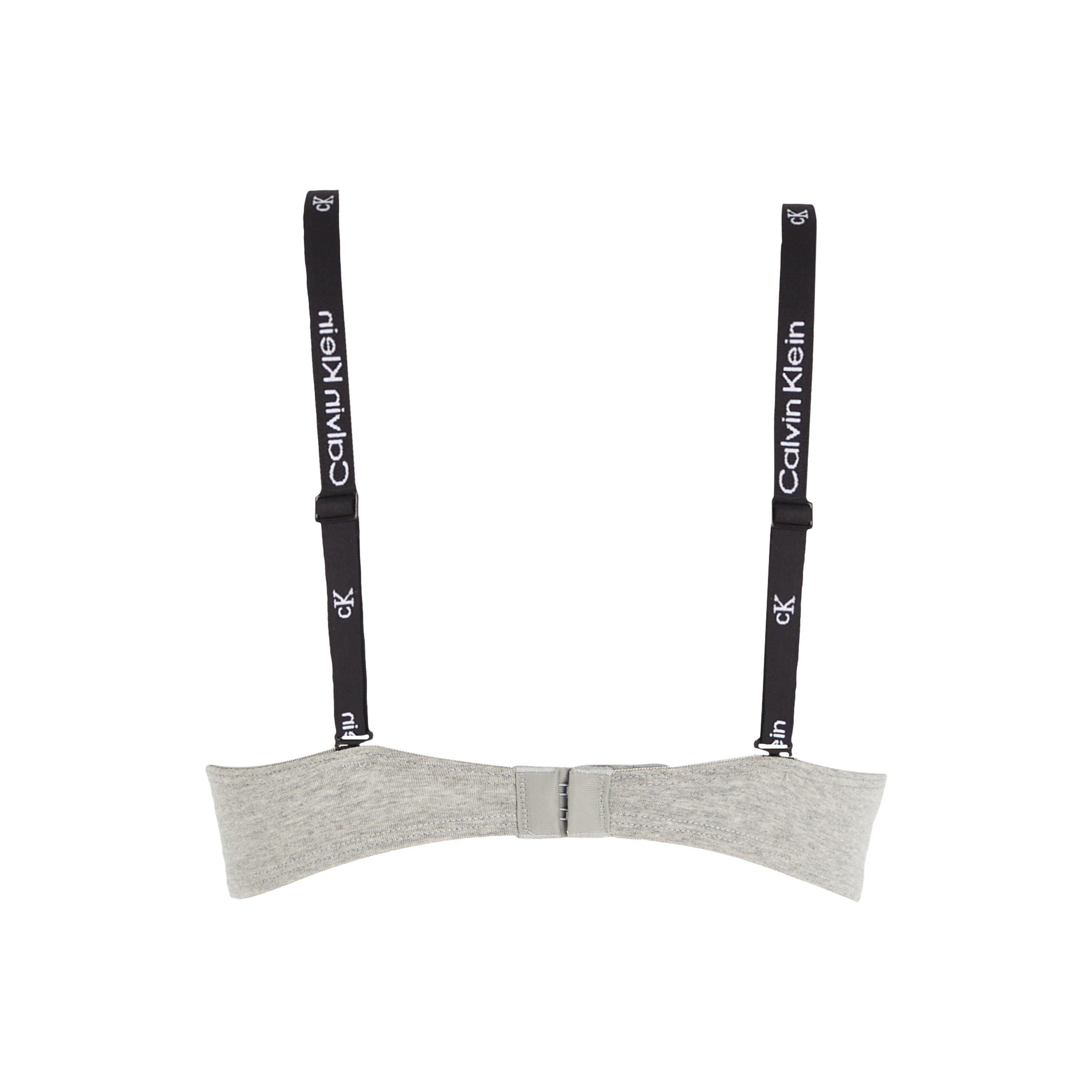 Grey Heather - Calvin Klein - 1996 Plunge Bra - 5