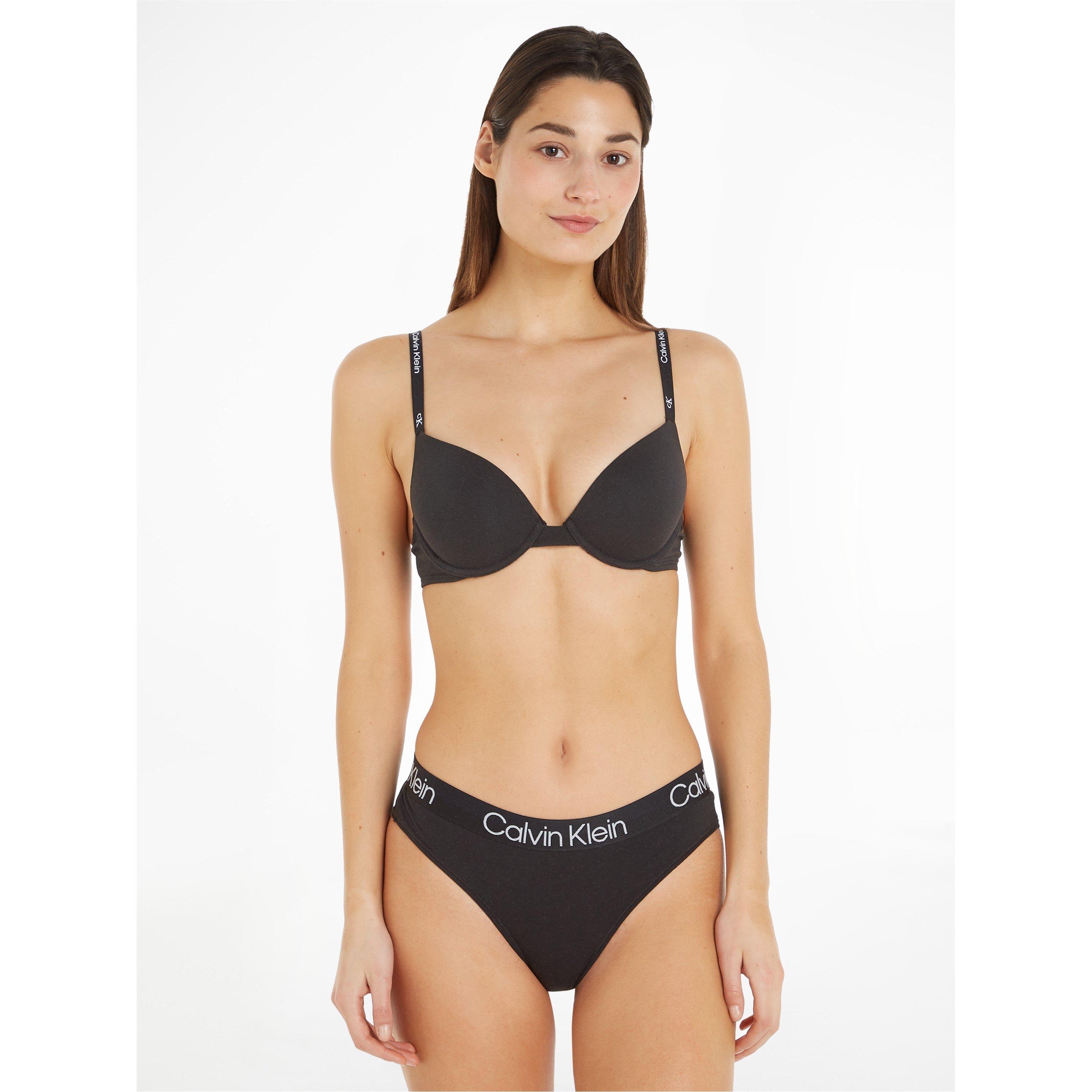 Preto - Calvin Klein - 1996 Plunge Bra - 2