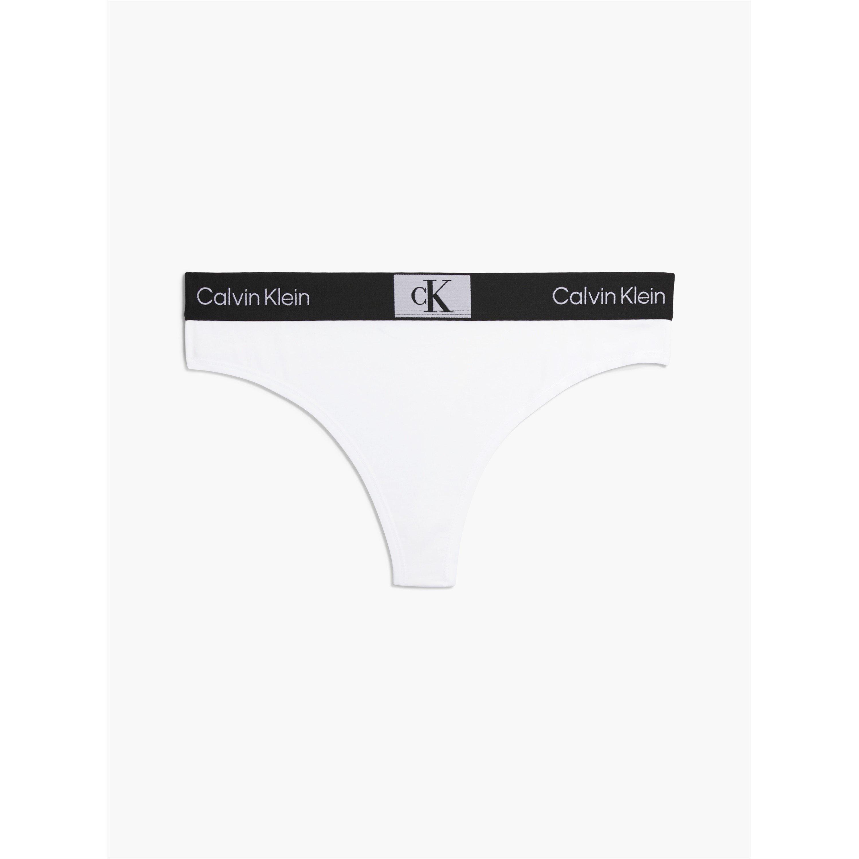 Calvin Klein Women's High Waist Brazilian Briefs - White - 8 (XS)
