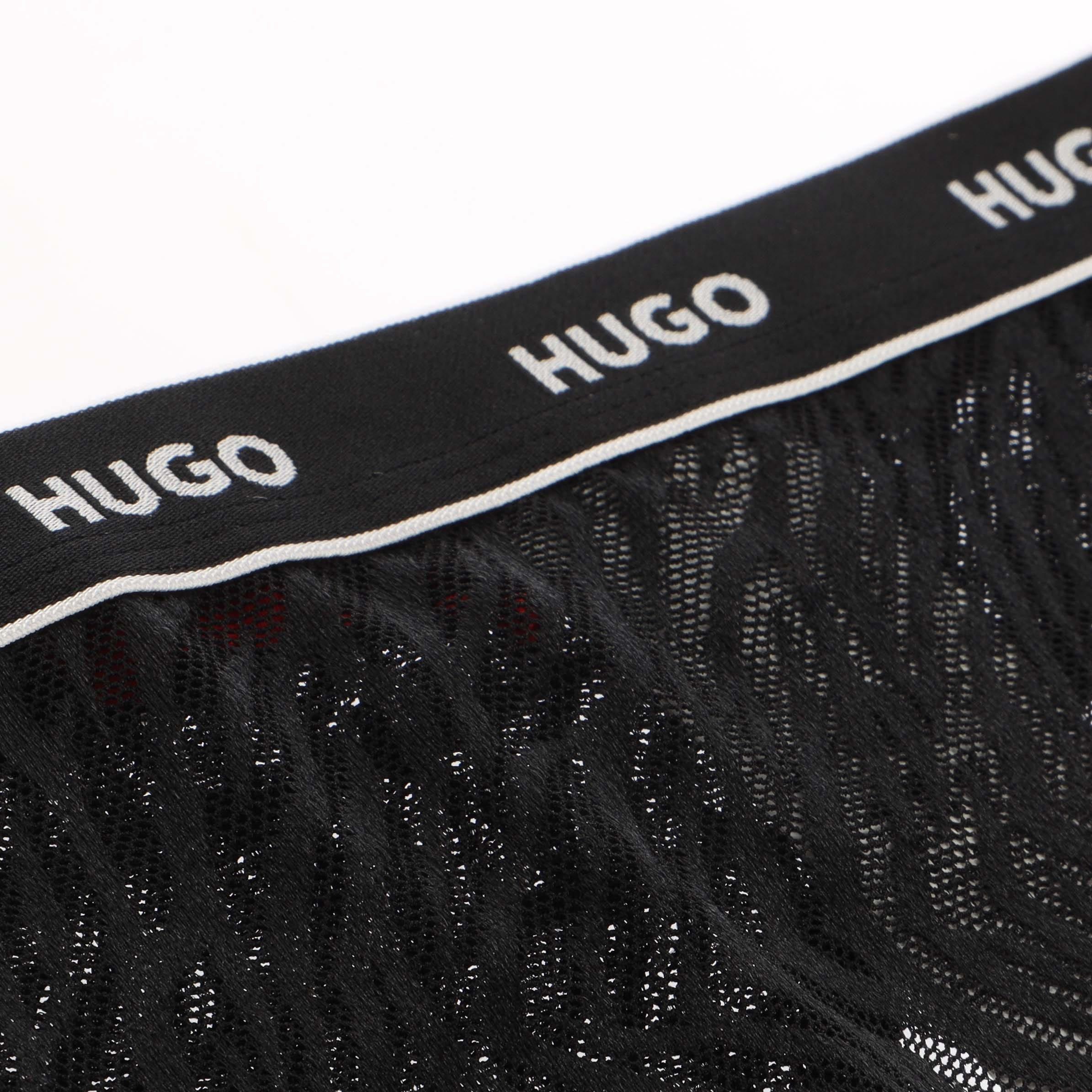 Black - Hugo - Lace Thong - 3