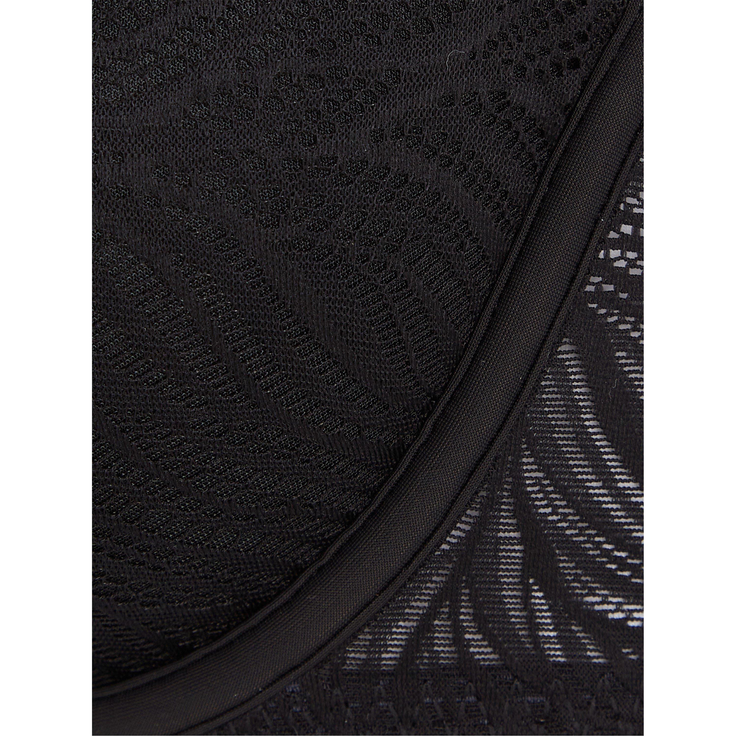 Black - Calvin Klein - Calvin Klein Marquisette Lightly Lined Demi Bra - 5