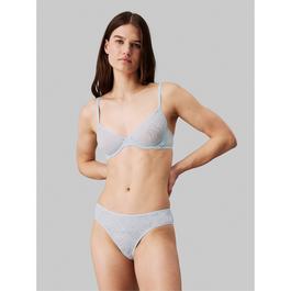 Calvin Klein Thong Sheer Marquisette