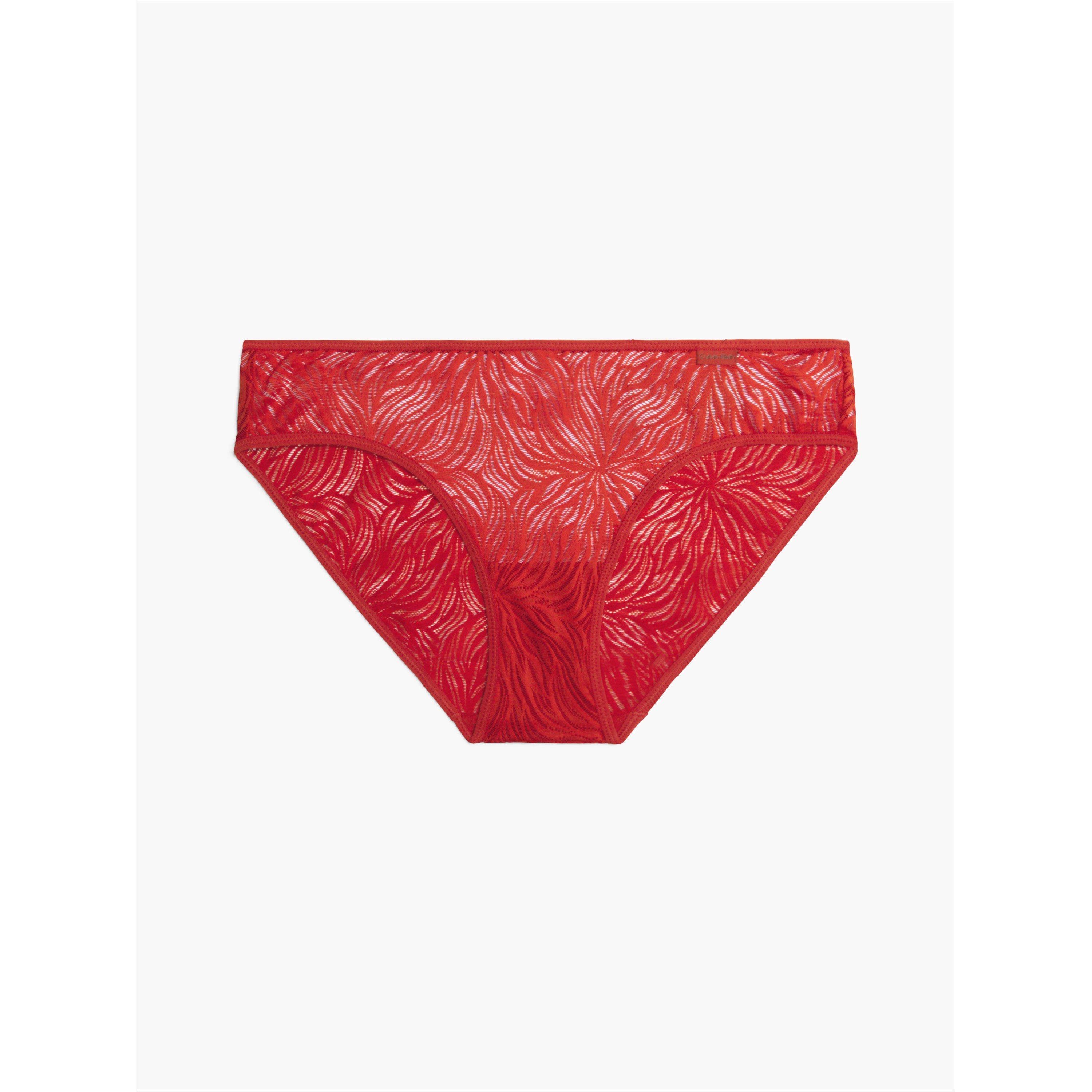 Calvin Klein Women's Marquisette Bikini Bottoms - Jazzberry Jam - 10 (S)