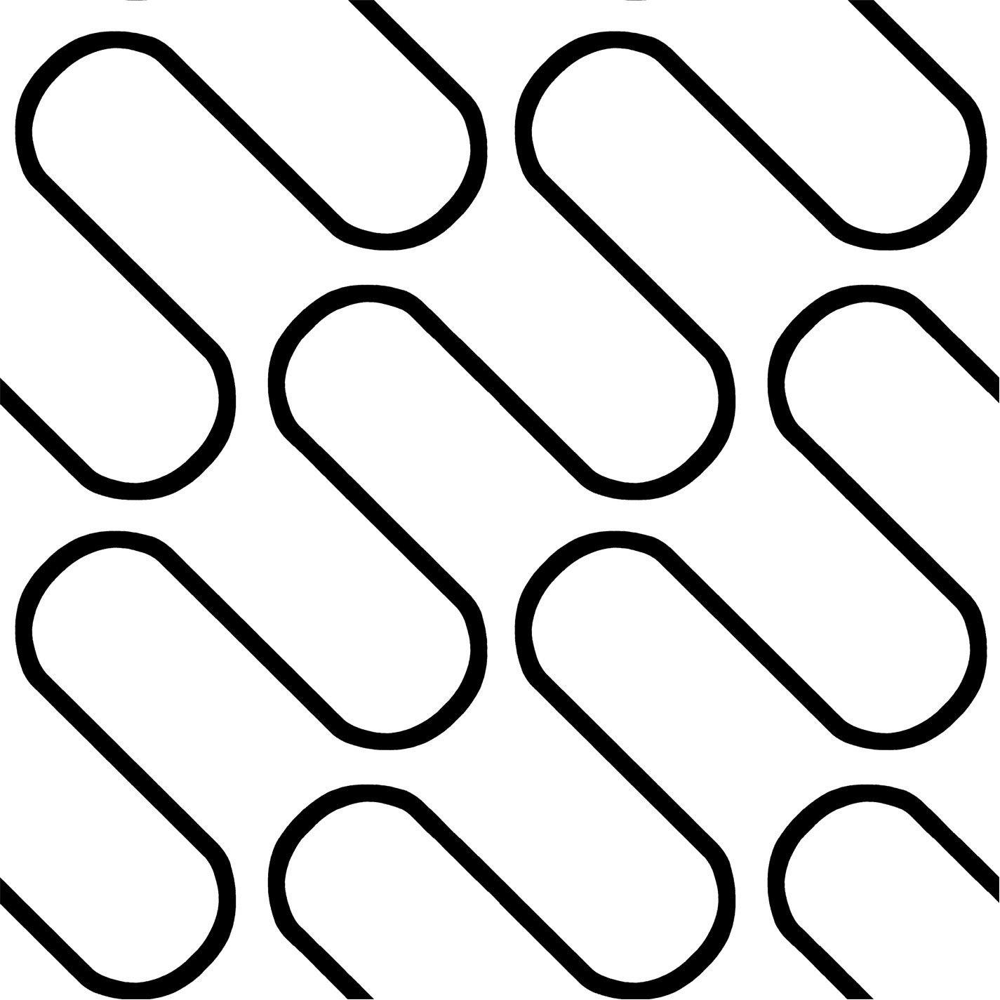Catherine Lansfield  Linear Curve Geometric Wallpaper - Black
