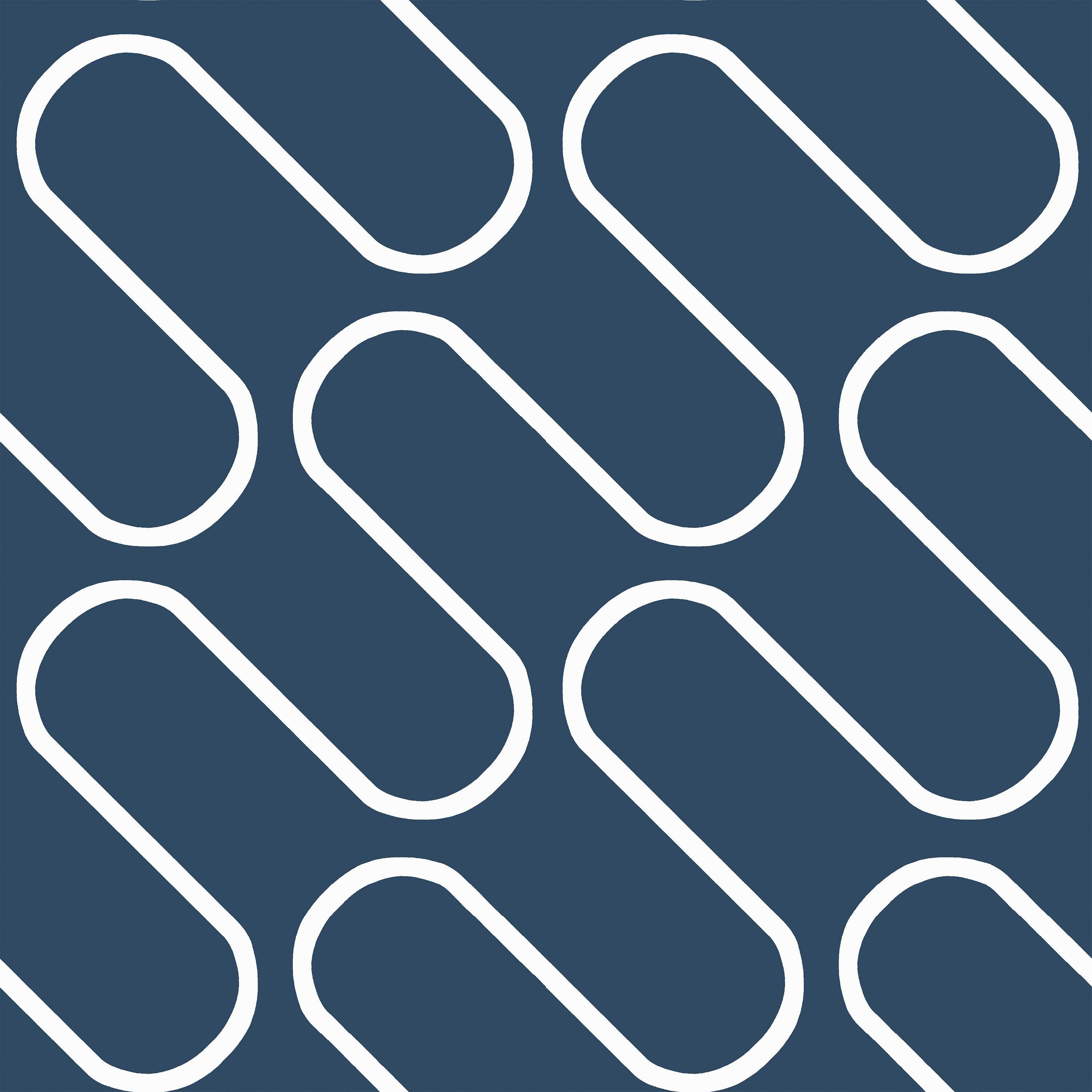 Linear Curve Geometric Wallpaper