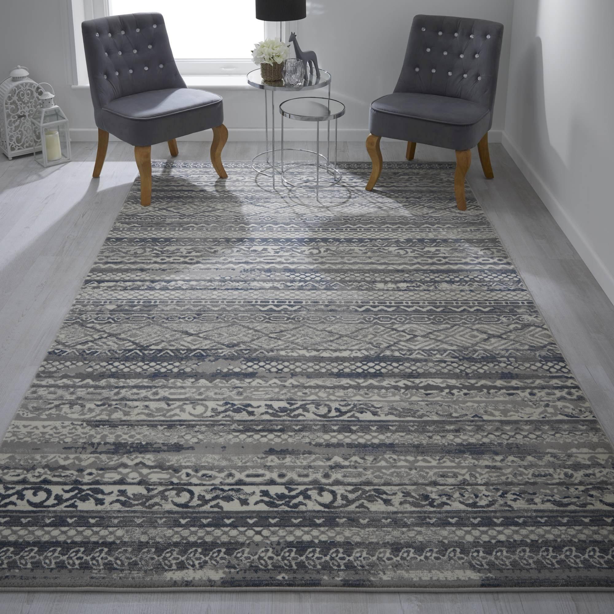 Homemaker  Kendal Ezra Rug Grey - 160x230cm