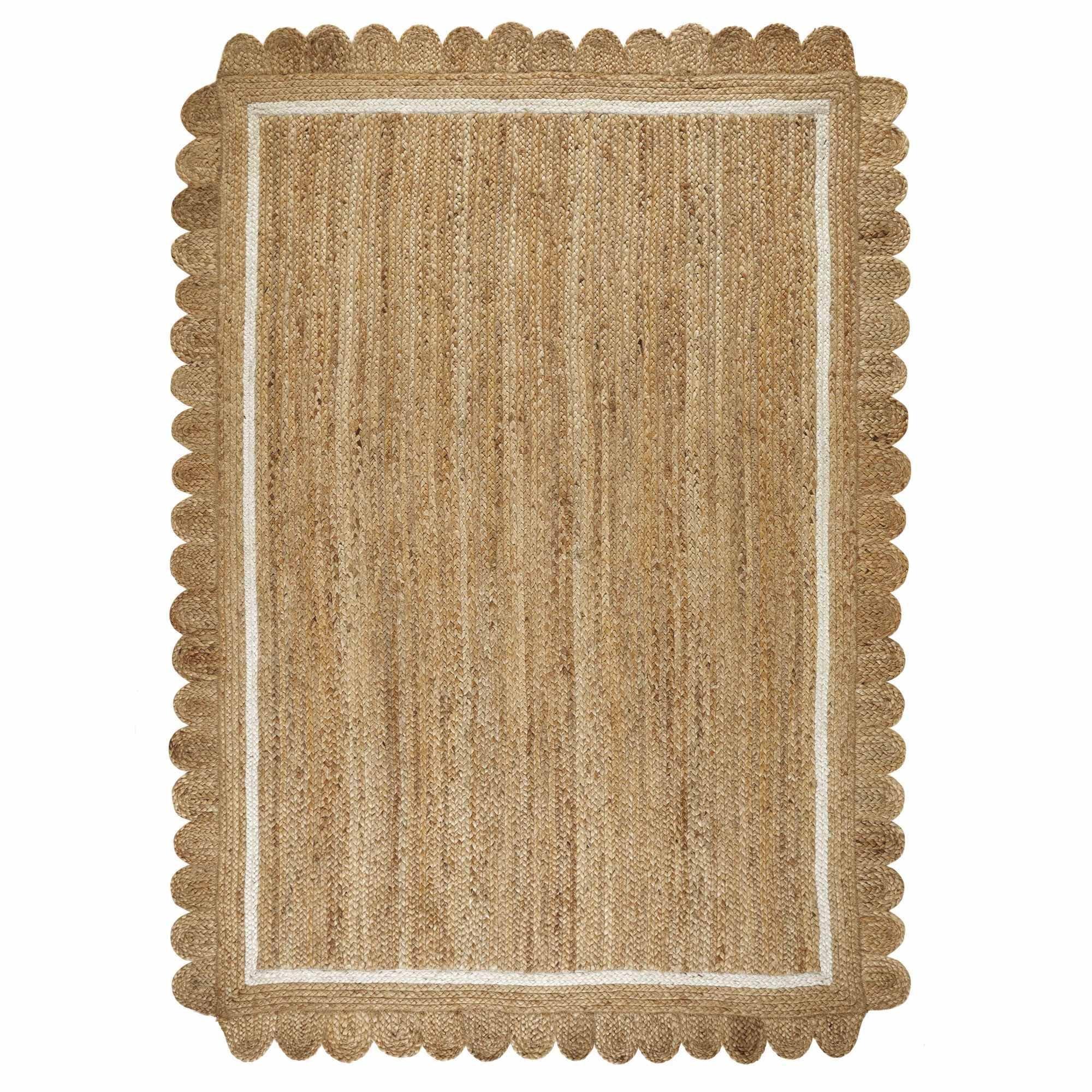 Brown - Homemaker - Jute Border Rug - 2