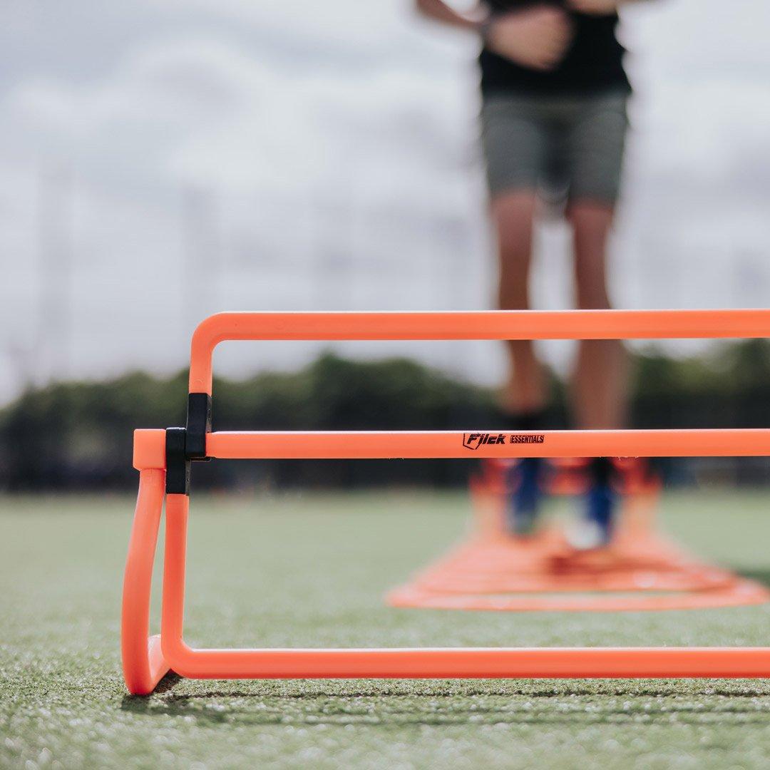 Orange - Football Flick - Football Flick Football Sports Multi Height Hurdle - 4