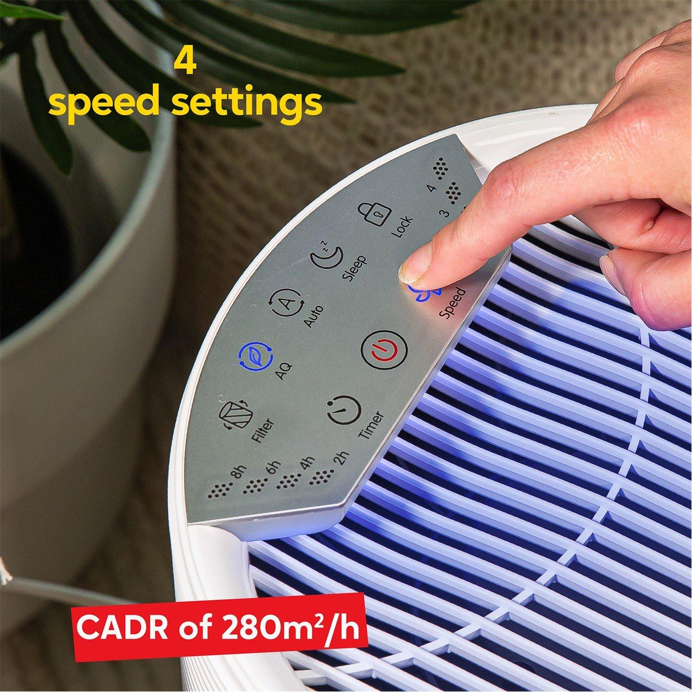 White - Russell Hobbs - RHAP2831W Clean Air Style Air Purifier in White - 5