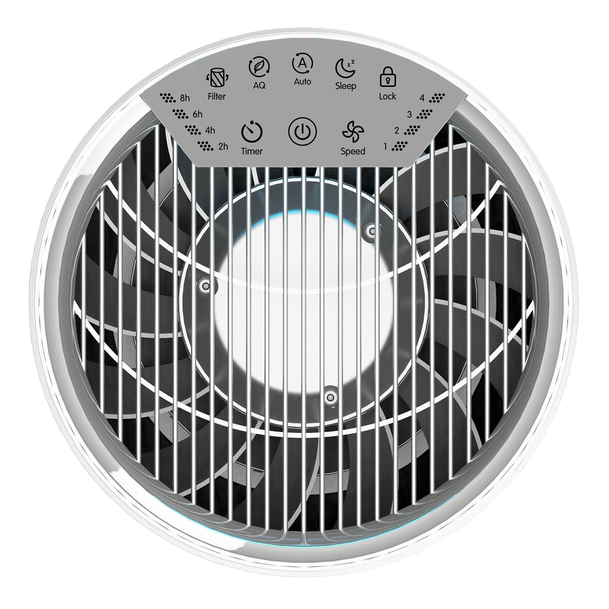 White - Russell Hobbs - RHAP2831W Clean Air Style Air Purifier in White - 10