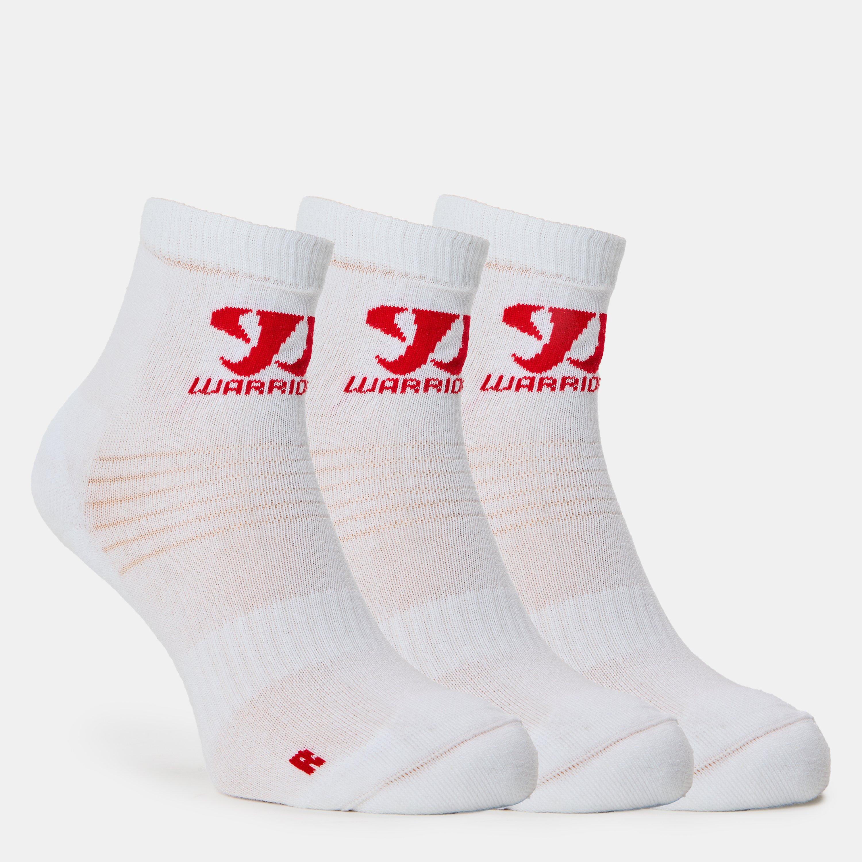 White - Warrior - Ankle Sock Juniors - 1