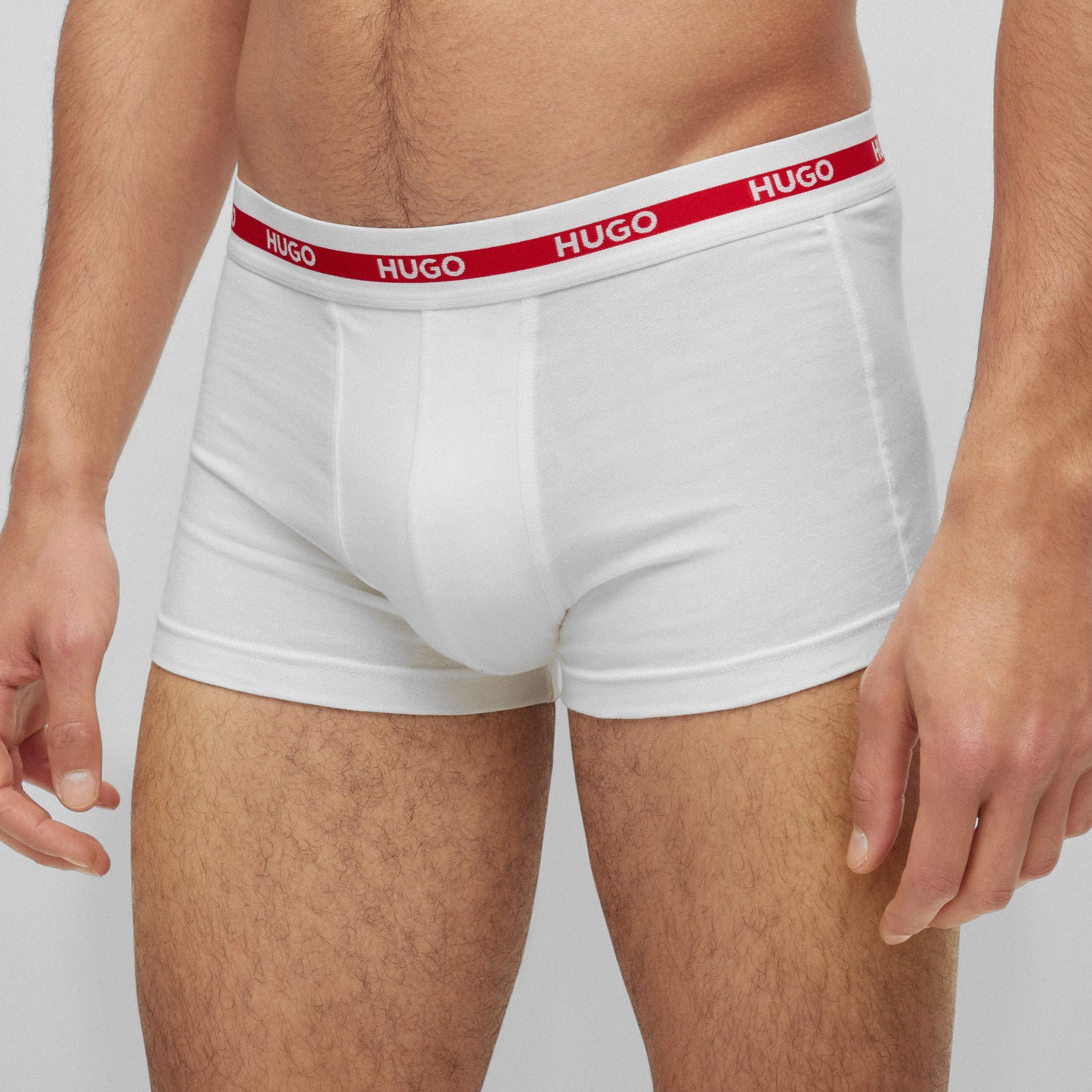 Open White 120 - Hugo - Men's 3-Pack Organic Trunks - 4