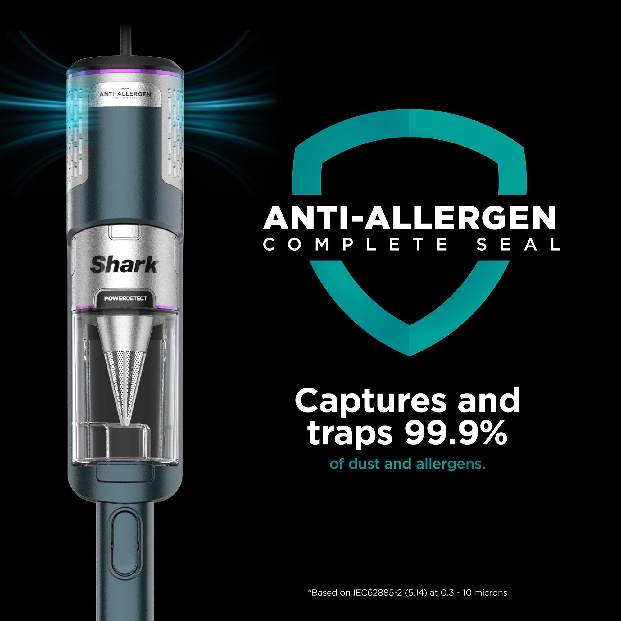 Dark Teal - Shark - PowerDetect Corded Stick Vacuum Cleaner HZ4000UKT - 6