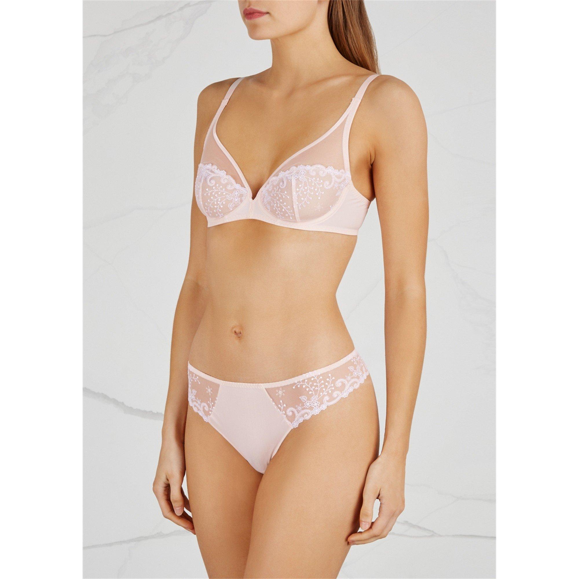LIGHT PINK - Simone Perele - DELICE WING FLORAL EMBROID FUL - 2