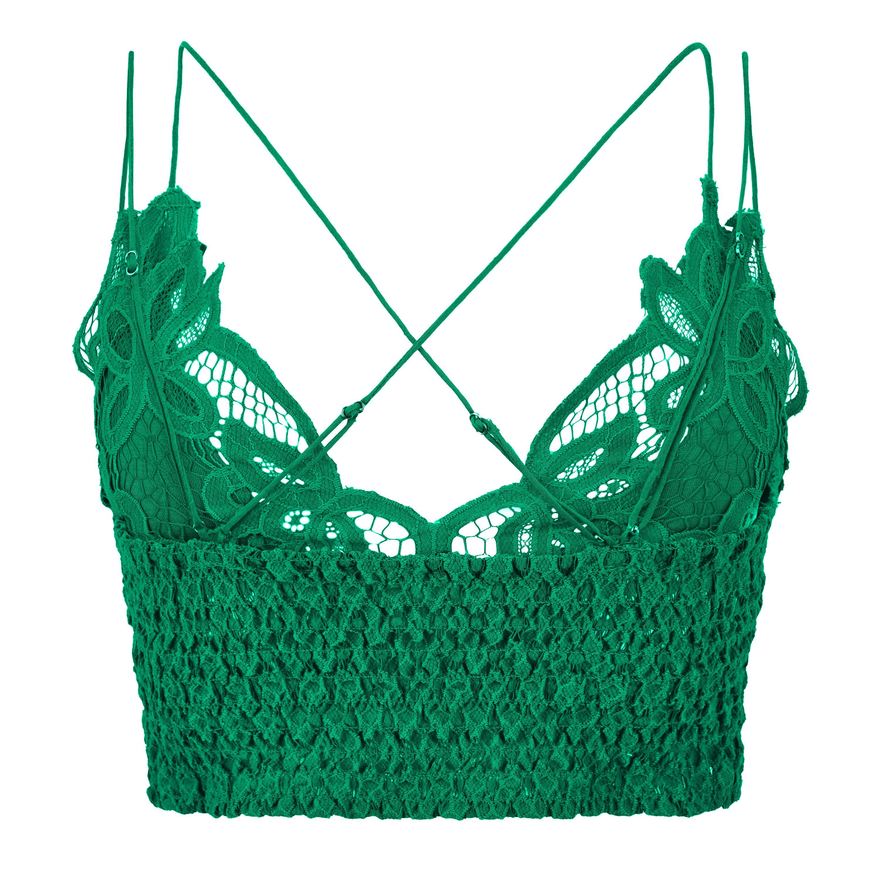 GREEN - Free People - BRA ADELLA LACE BRALETTE - 2