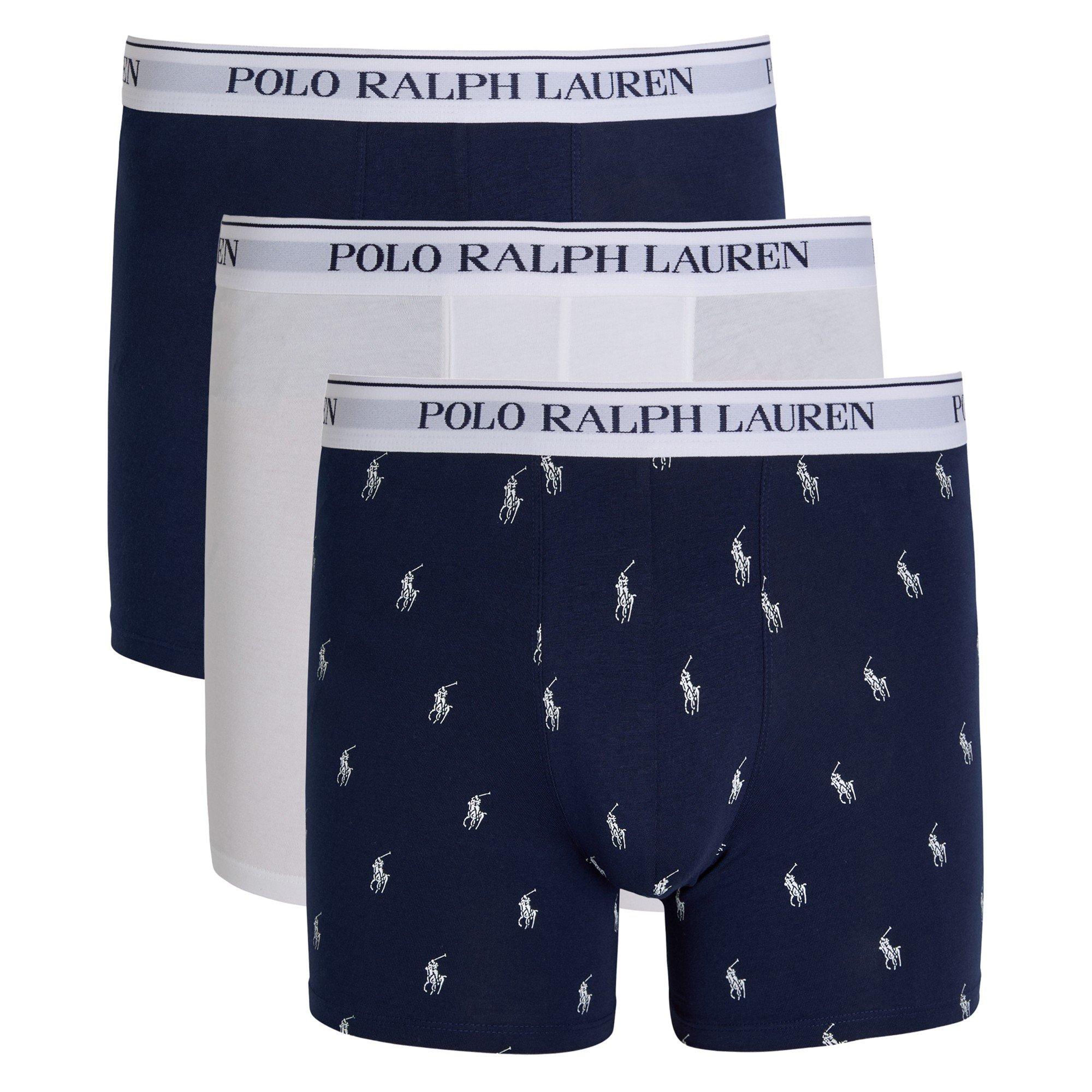 NAVY - Polo Ralph Lauren - BOXER BRIEF-3 PACK-BOXER BRIEF