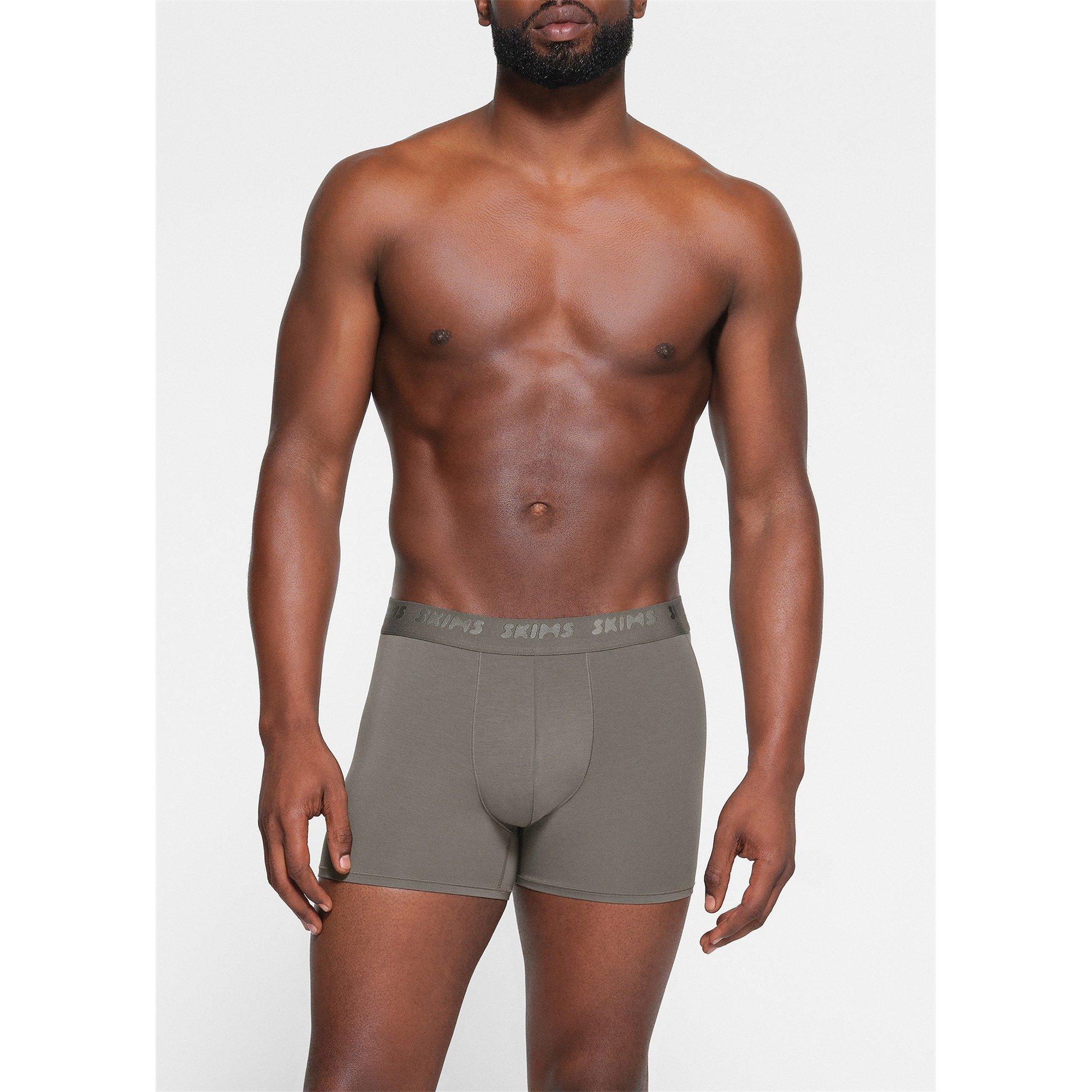 GREY - SKIMS - SKIMS 3 PACK BOXER BRIEF 3 INC - 3