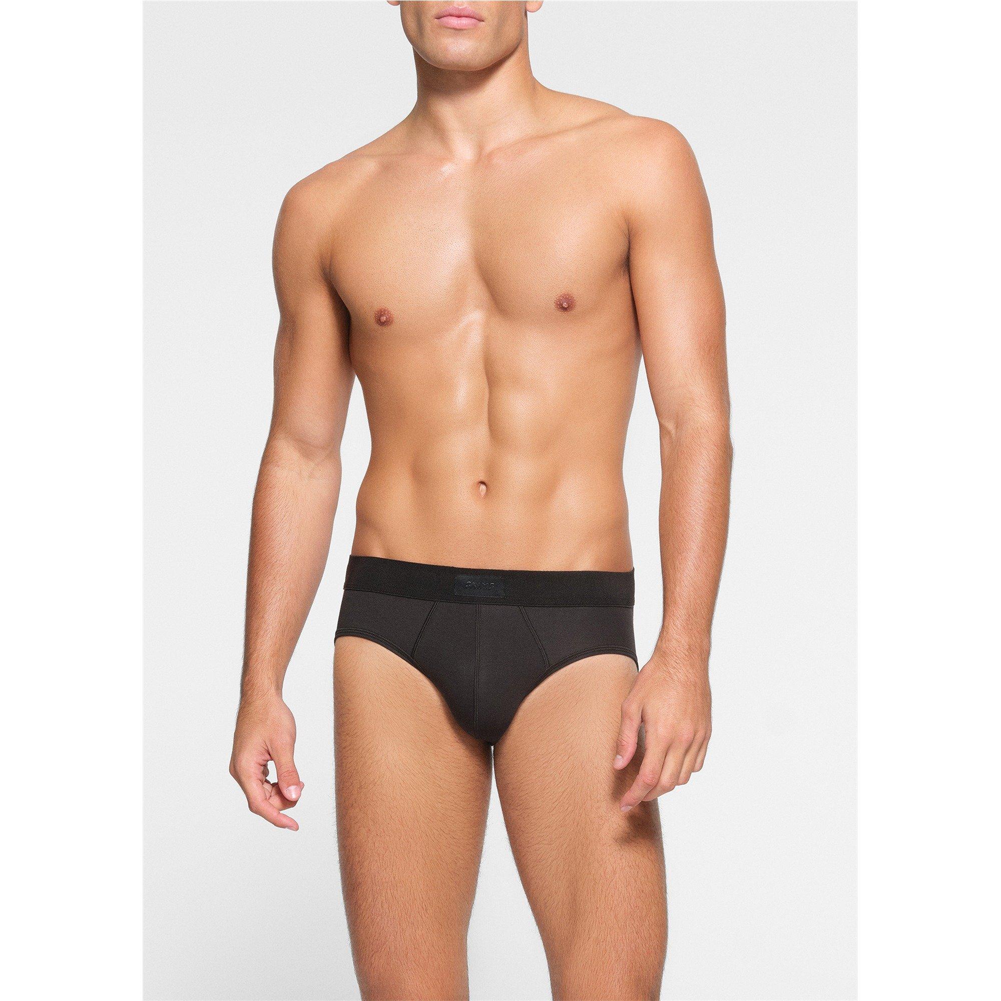 BLACK - SKIMS - Men's 3 Pack Cotton Briefs - 2