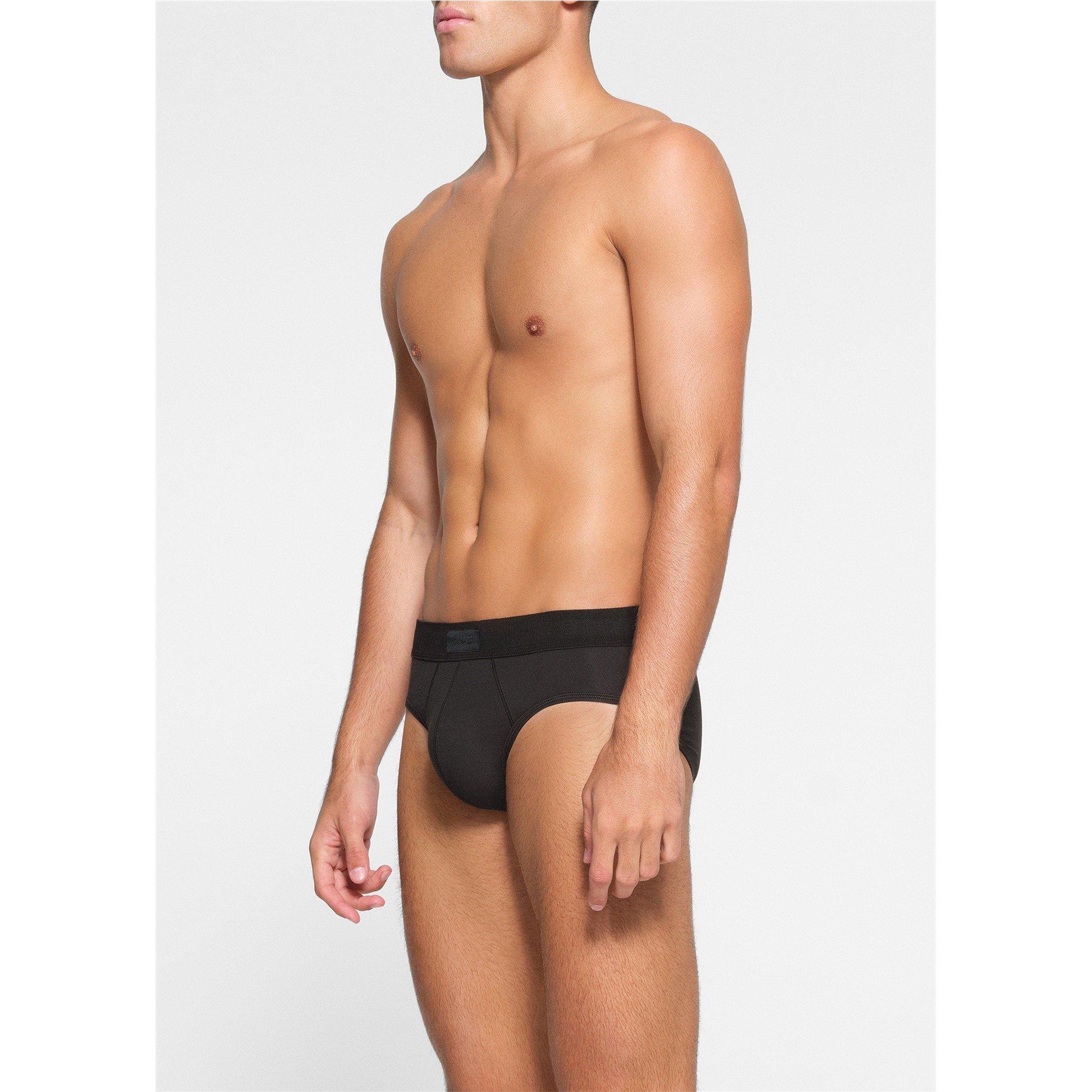 BLACK - SKIMS - Men's 3 Pack Cotton Briefs - 4