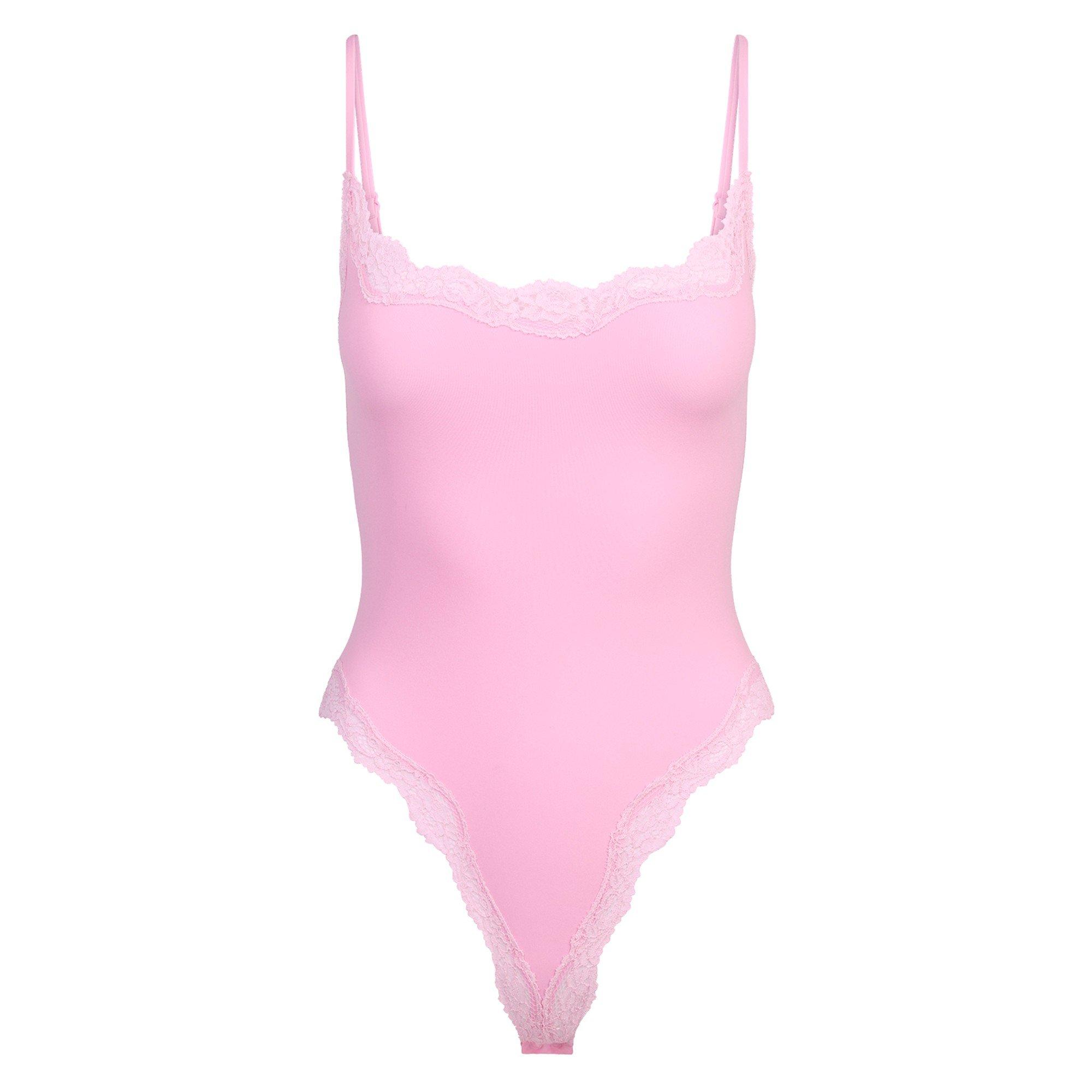 PINK - SKIMS - BS FITS EVERYBODY LCE BODYSUIT