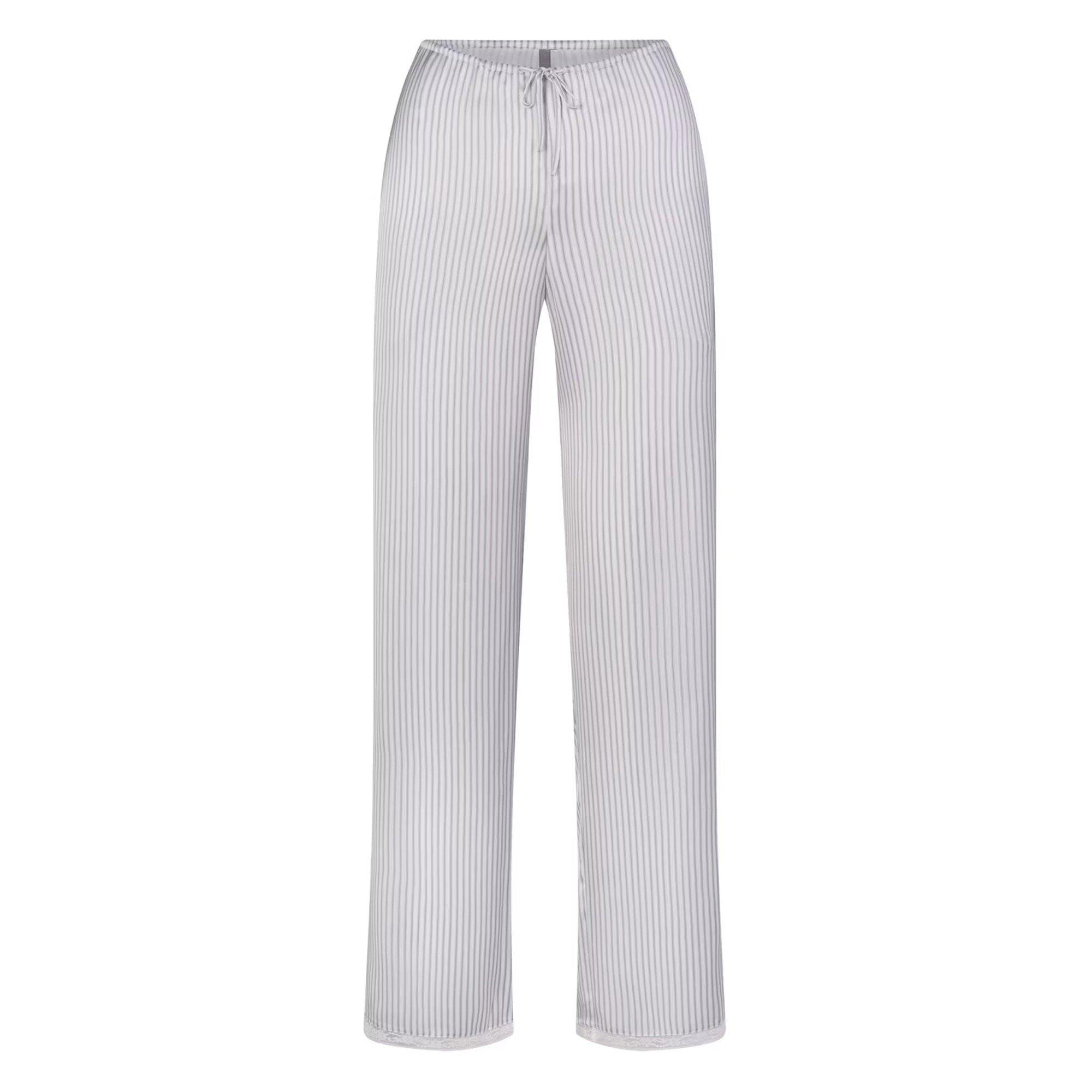 SILVER - SKIMS - TR WOVEN SHINE LACE TROUSER