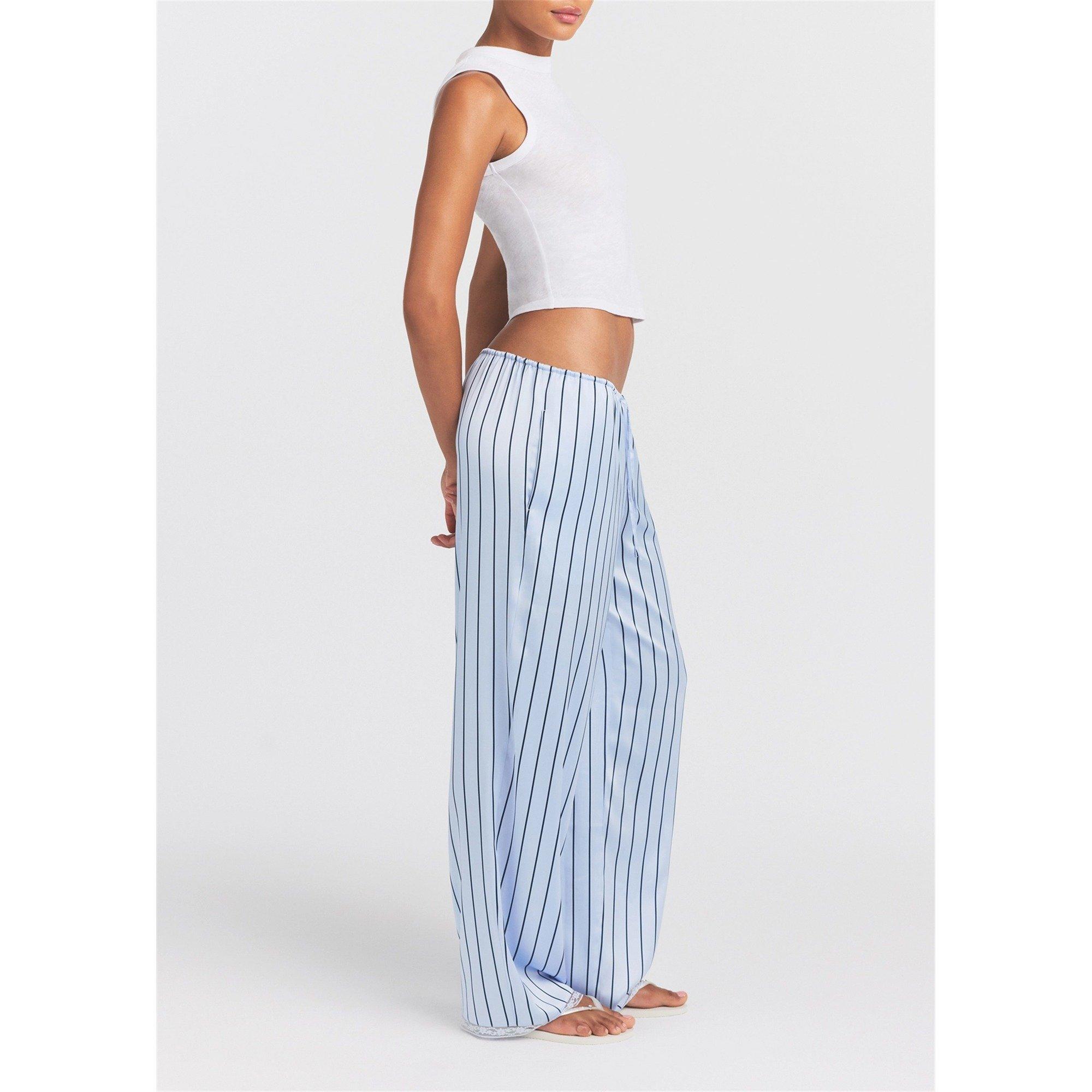 BLUE AND OTHER - SKIMS - TR WOVEN SHINE LACE TROUSER - 5