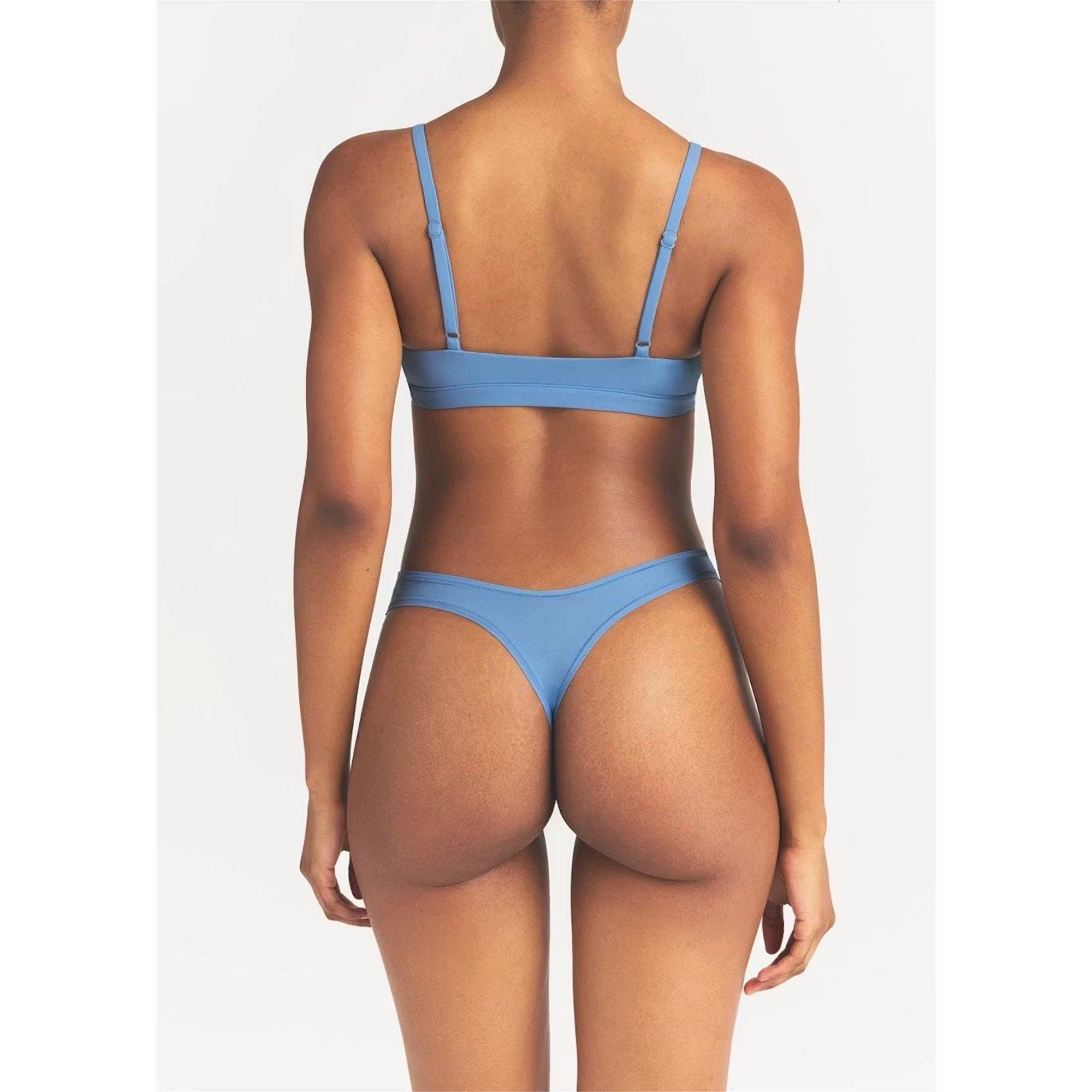 BLUE - SKIMS - B FITS EVERYBODY TRNGL BRALETT - 3