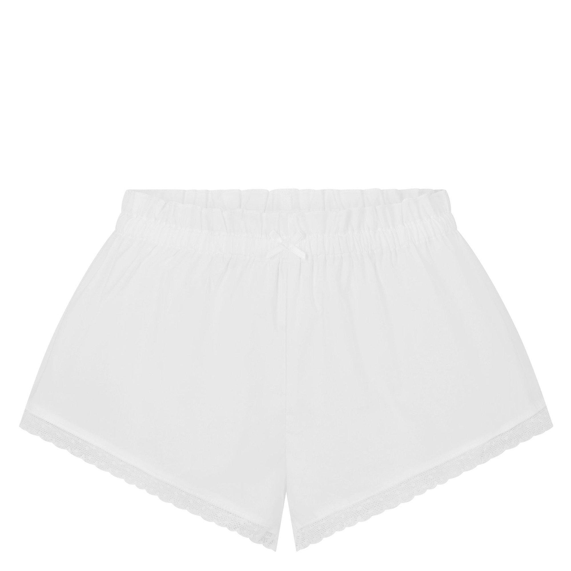 WHITE - SKIMS - S POPLIN SHORT
