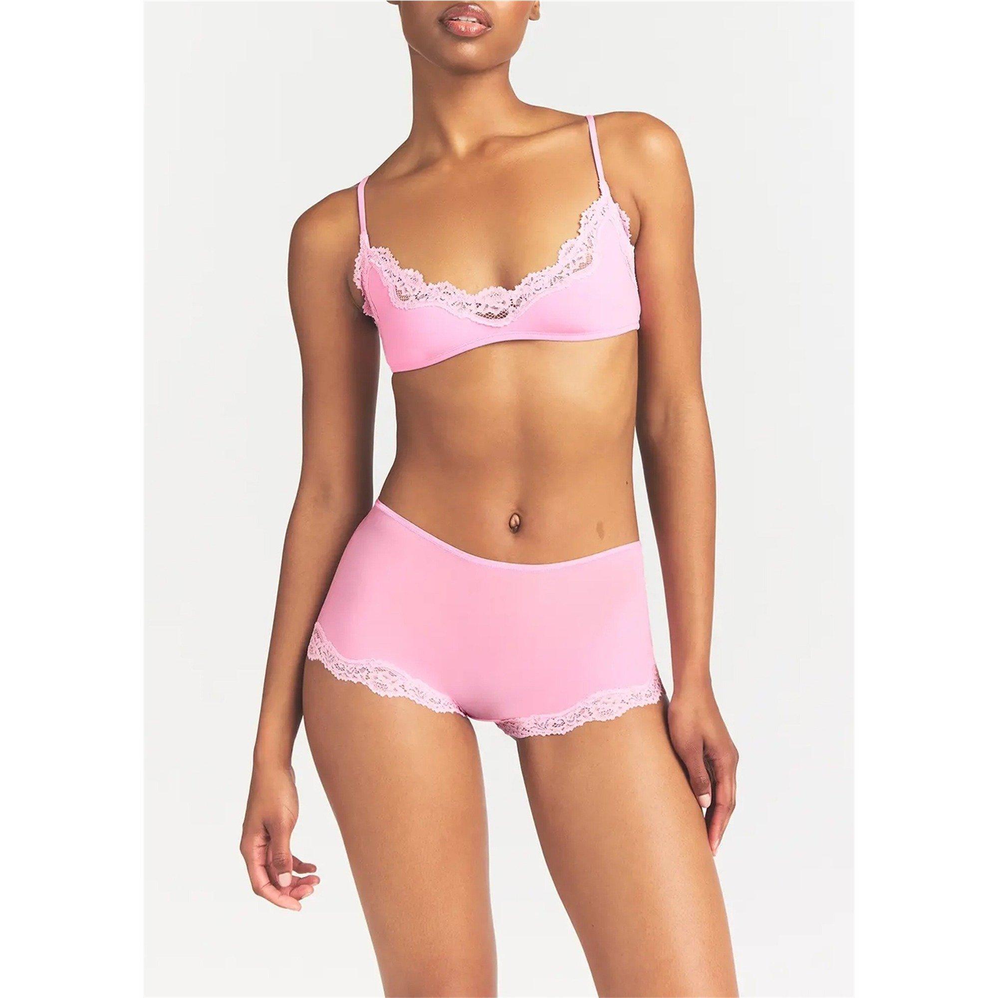 PINK - SKIMS - B FITS EVERYBODY LACE BOYSHORT - 4