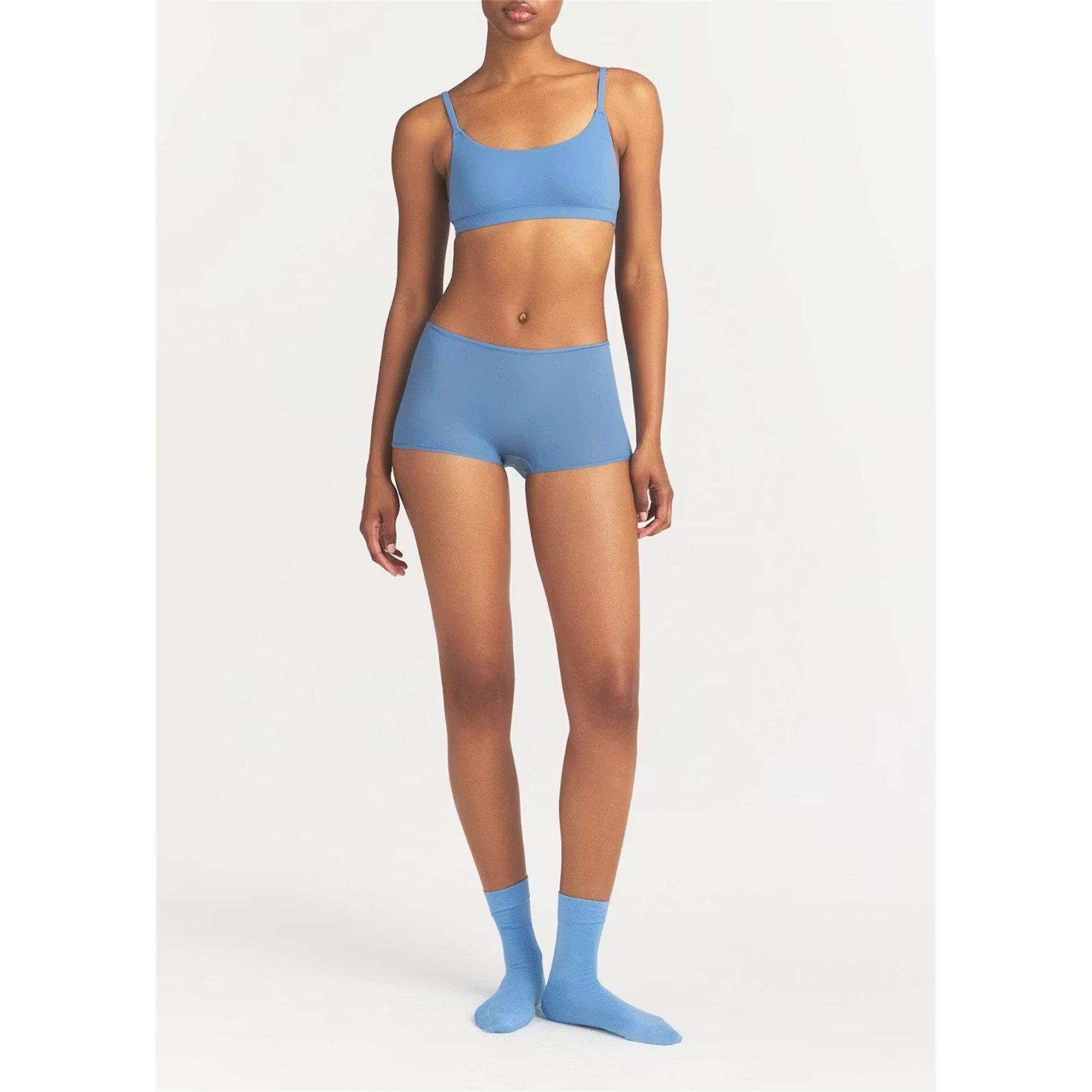 BLUE - SKIMS - Women's Fits Everybody High-Waist Boy Shorts - 6