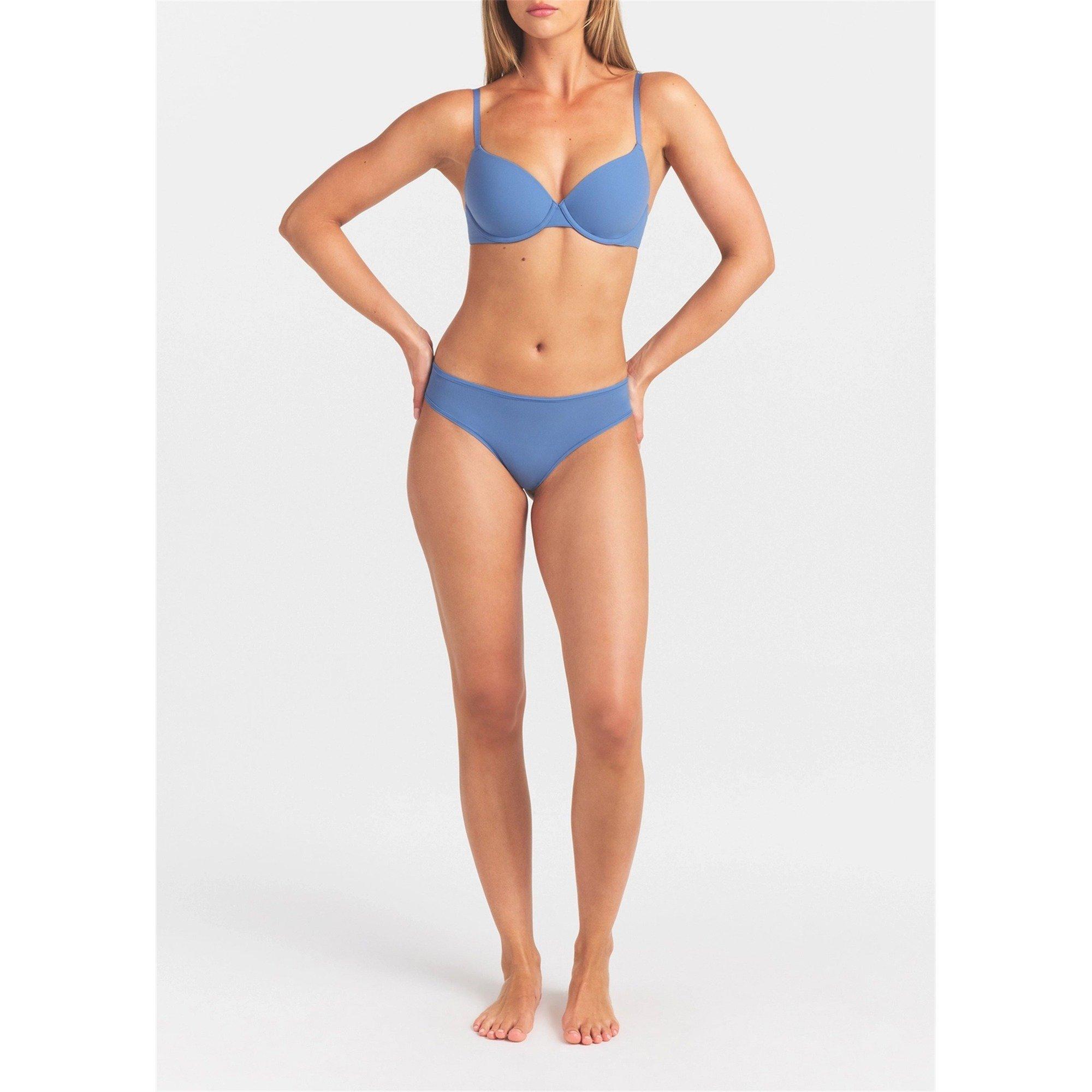 BLUE - SKIMS - Women's Fits Everybody Thong Brief - 5