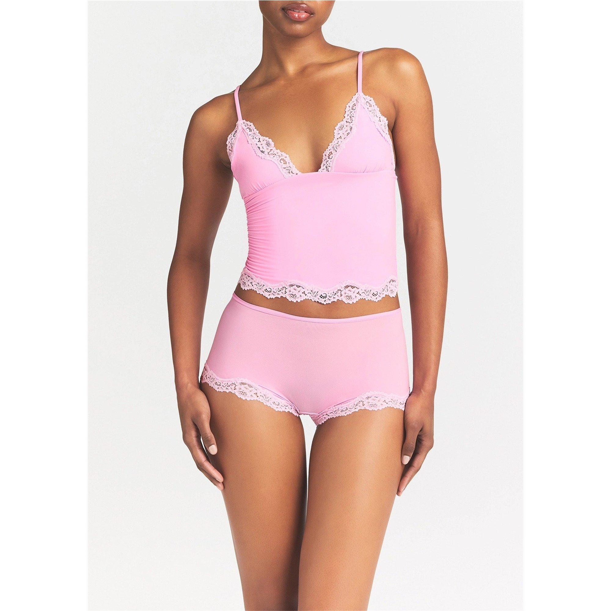 PINK - SKIMS - S FITS EVERYBODY LACE CAMI SET - 2