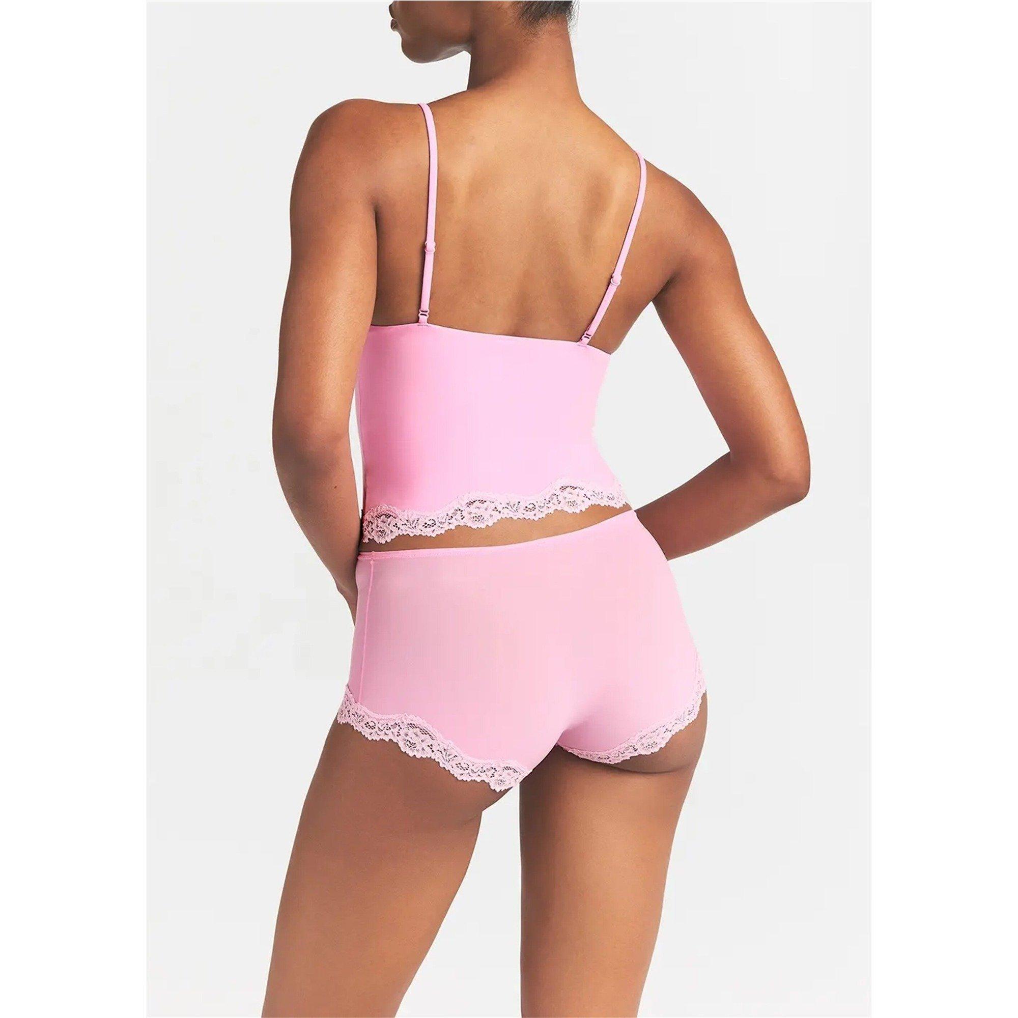 PINK - SKIMS - S FITS EVERYBODY LACE CAMI SET - 3
