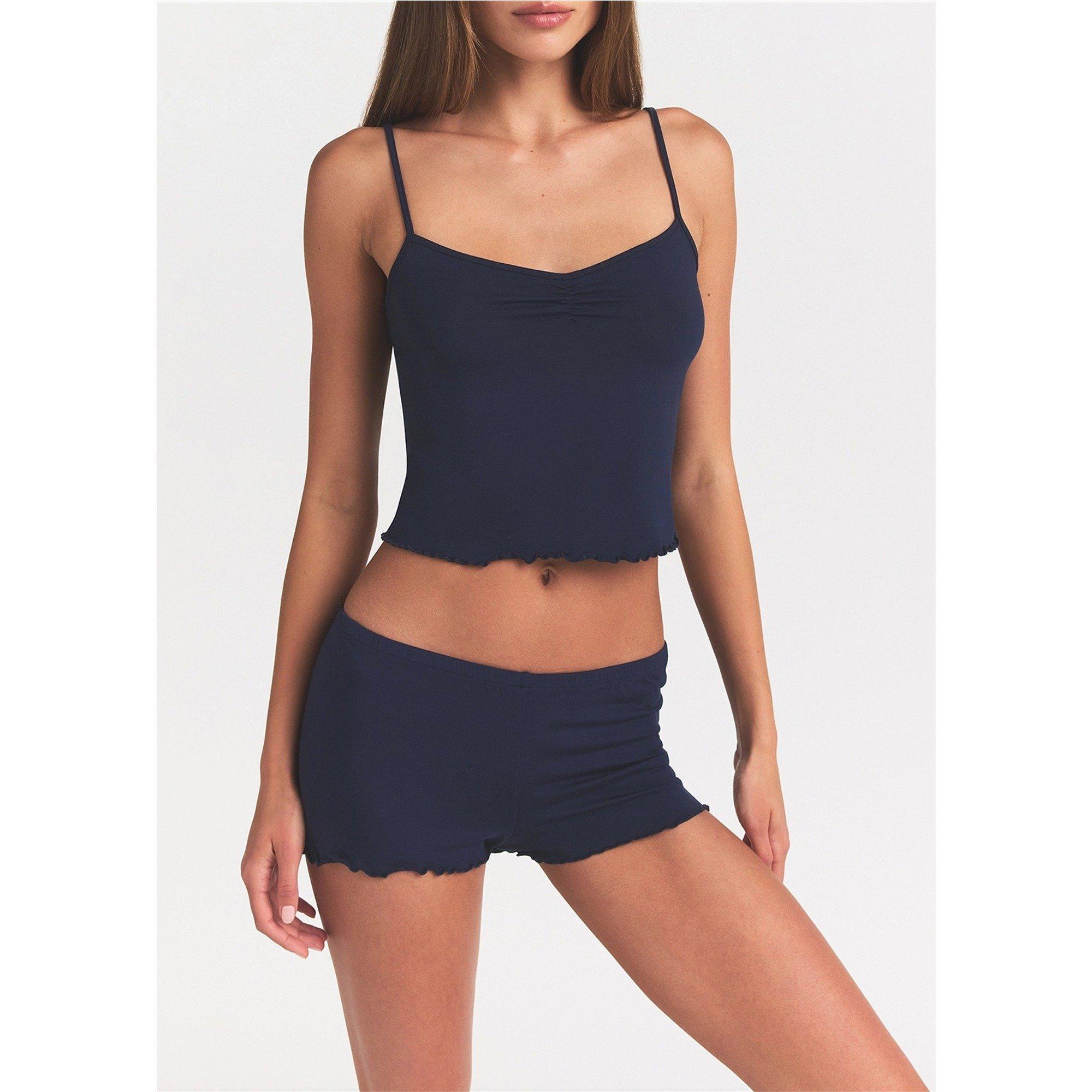 NAVY - SKIMS - Women's Modal Cami and Shorts Pyjama Set - 2